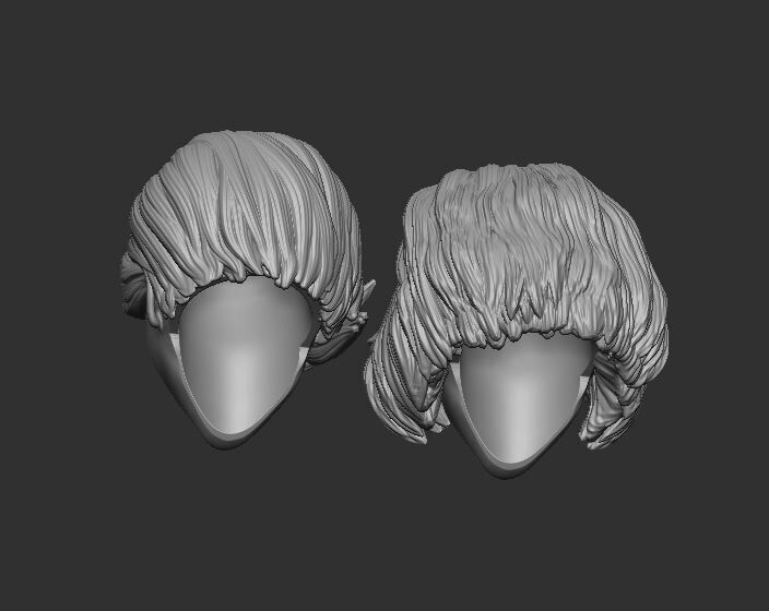Power Girl Headsculpt for Action Figures 3D print model_3