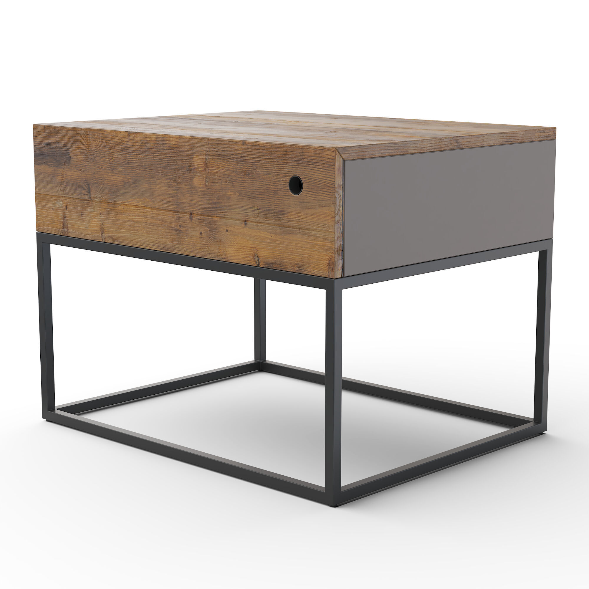 Skyler Bedside Table 3D model_1