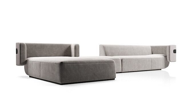 Longhi mi sofa 3D model