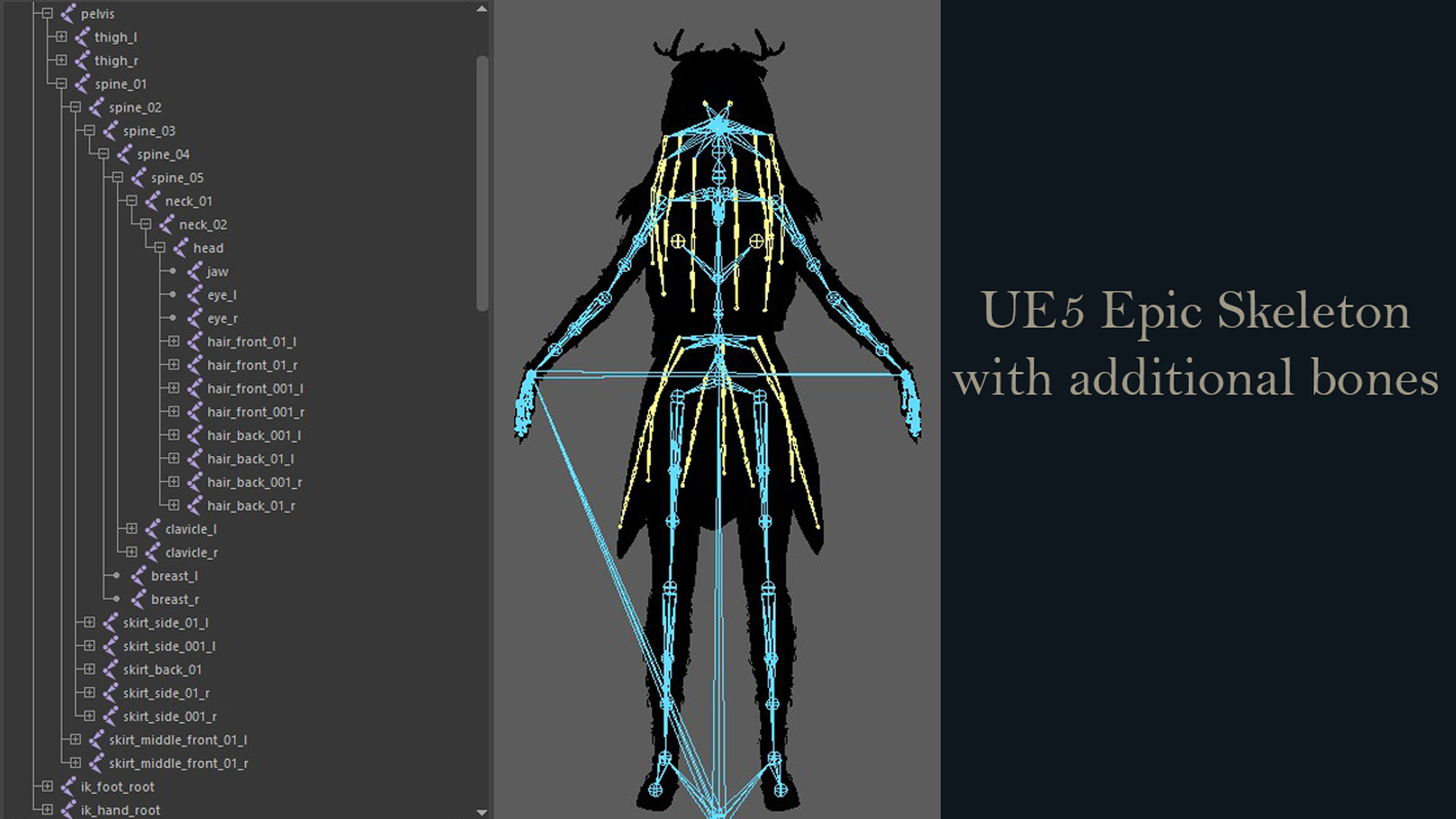 Druid Low-poly 3D model_9