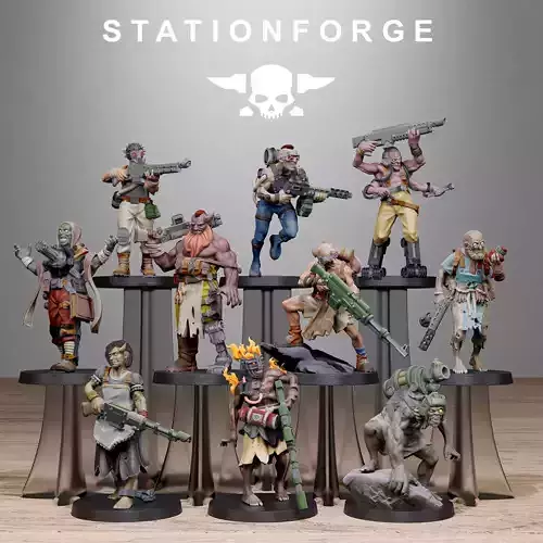 Corrupted Guard Abhumans 3D print model