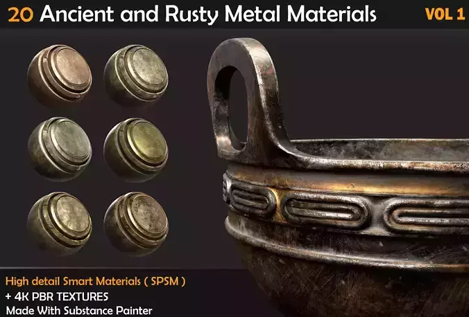 20 Materials Of Ancient Metal Containers 01
