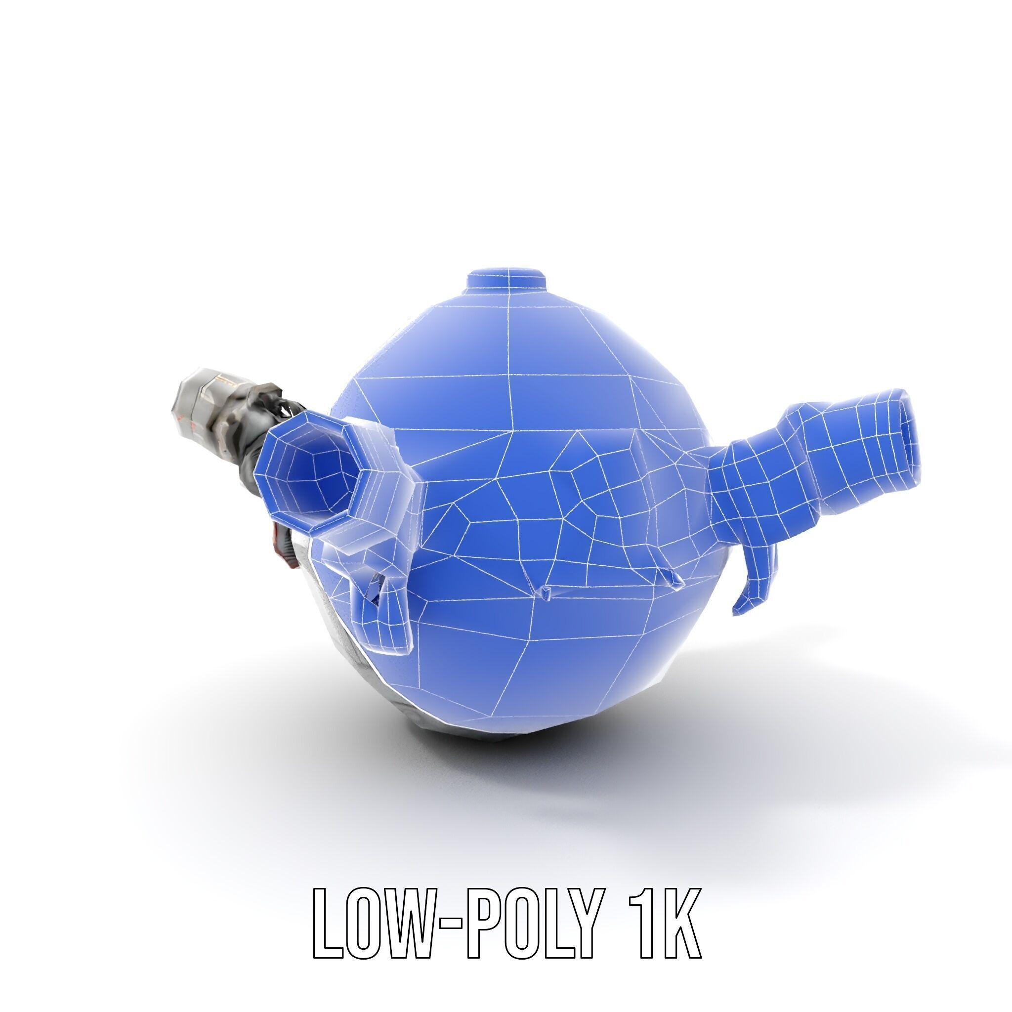 Robotic Surveillance Sphere model pack Low-poly 3D model_27