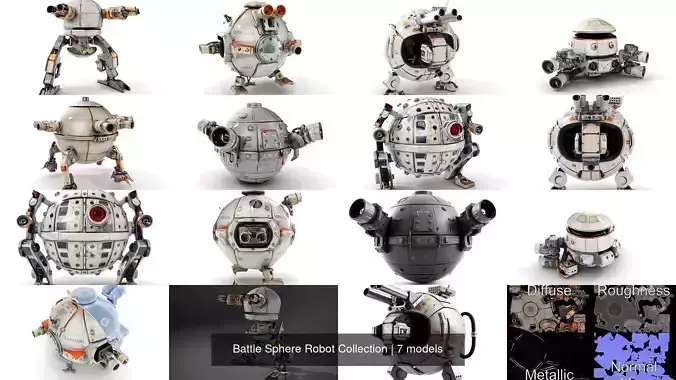 Battle Sphere Robot Collection 