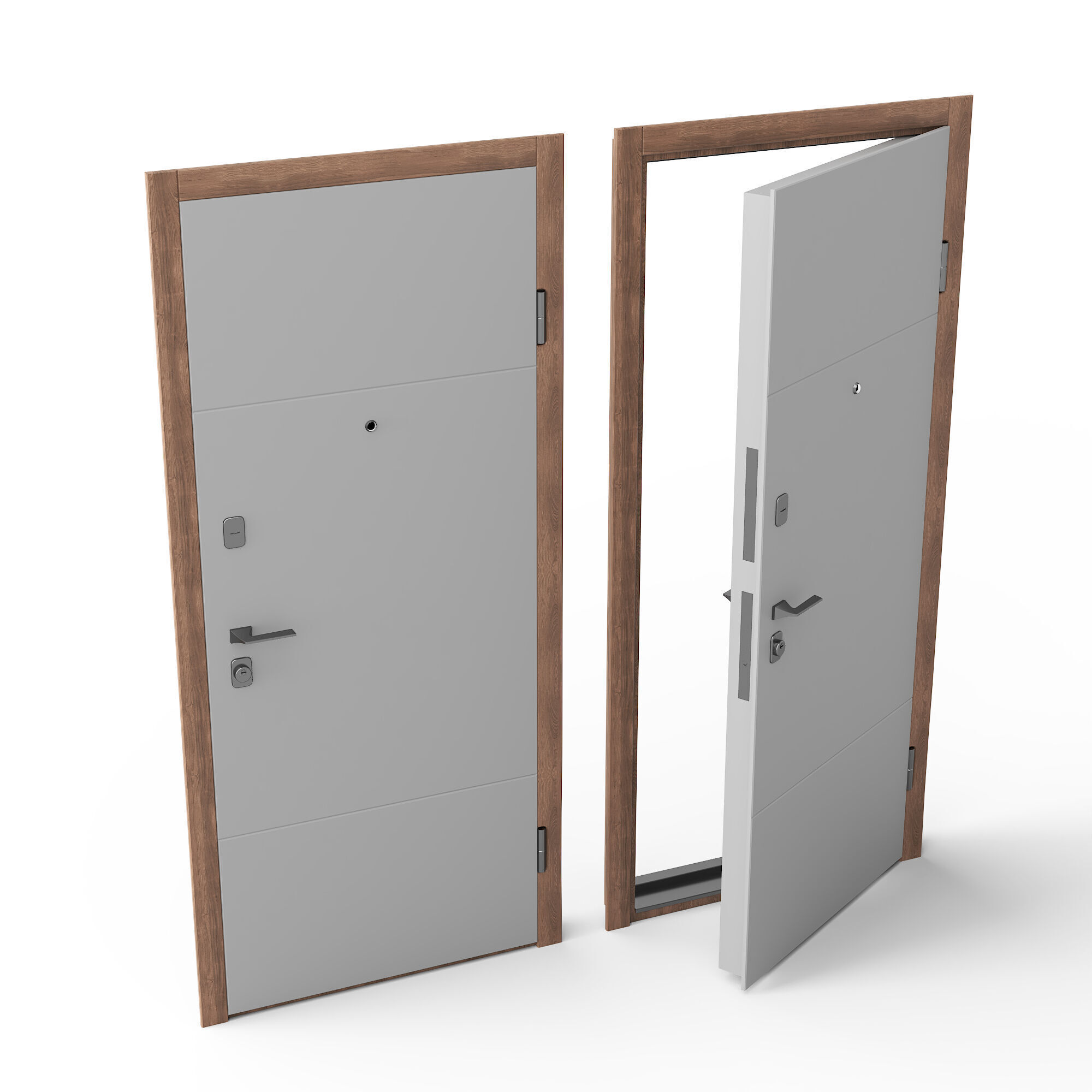 Quancy Door 3D model_1