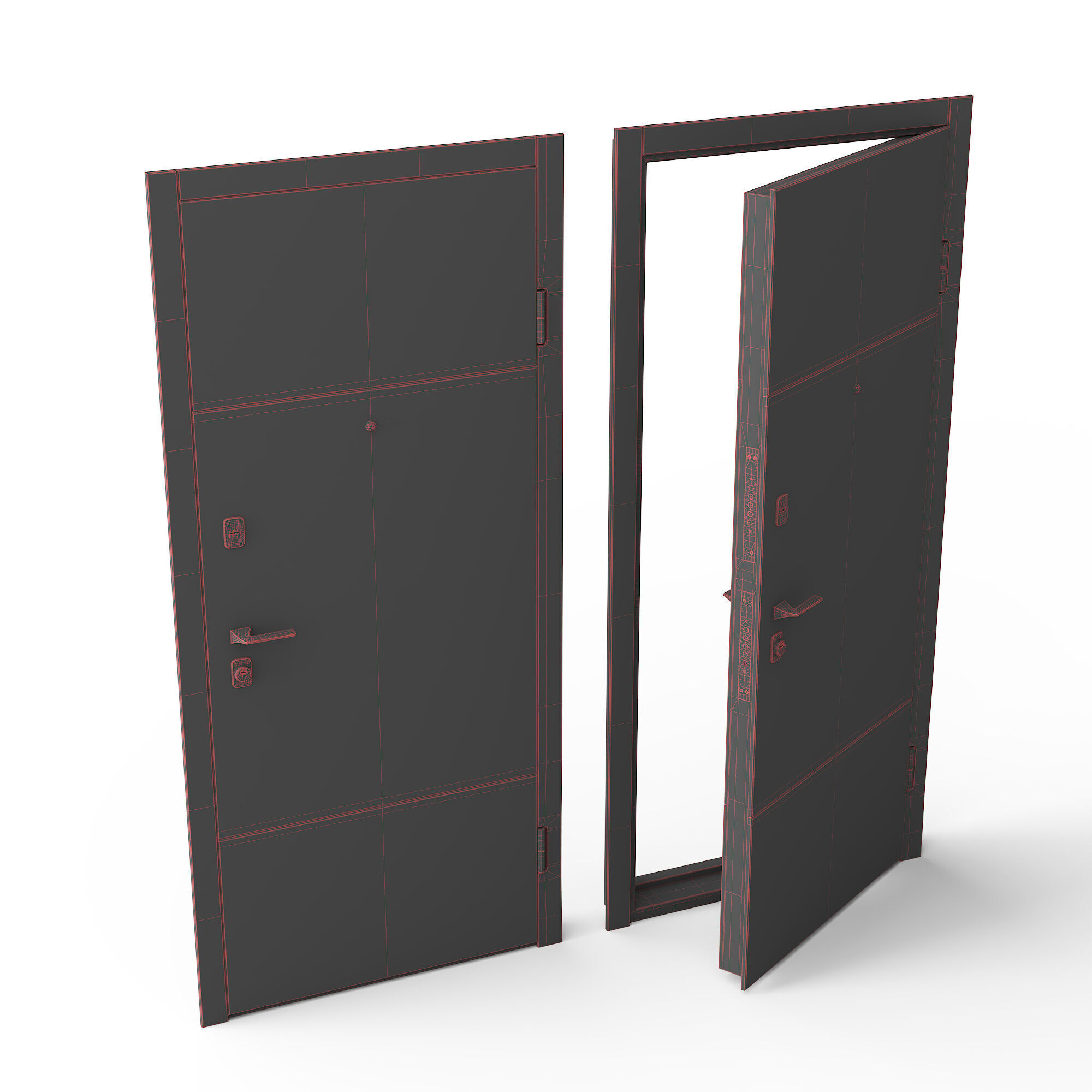 Quancy Door 3D model_2