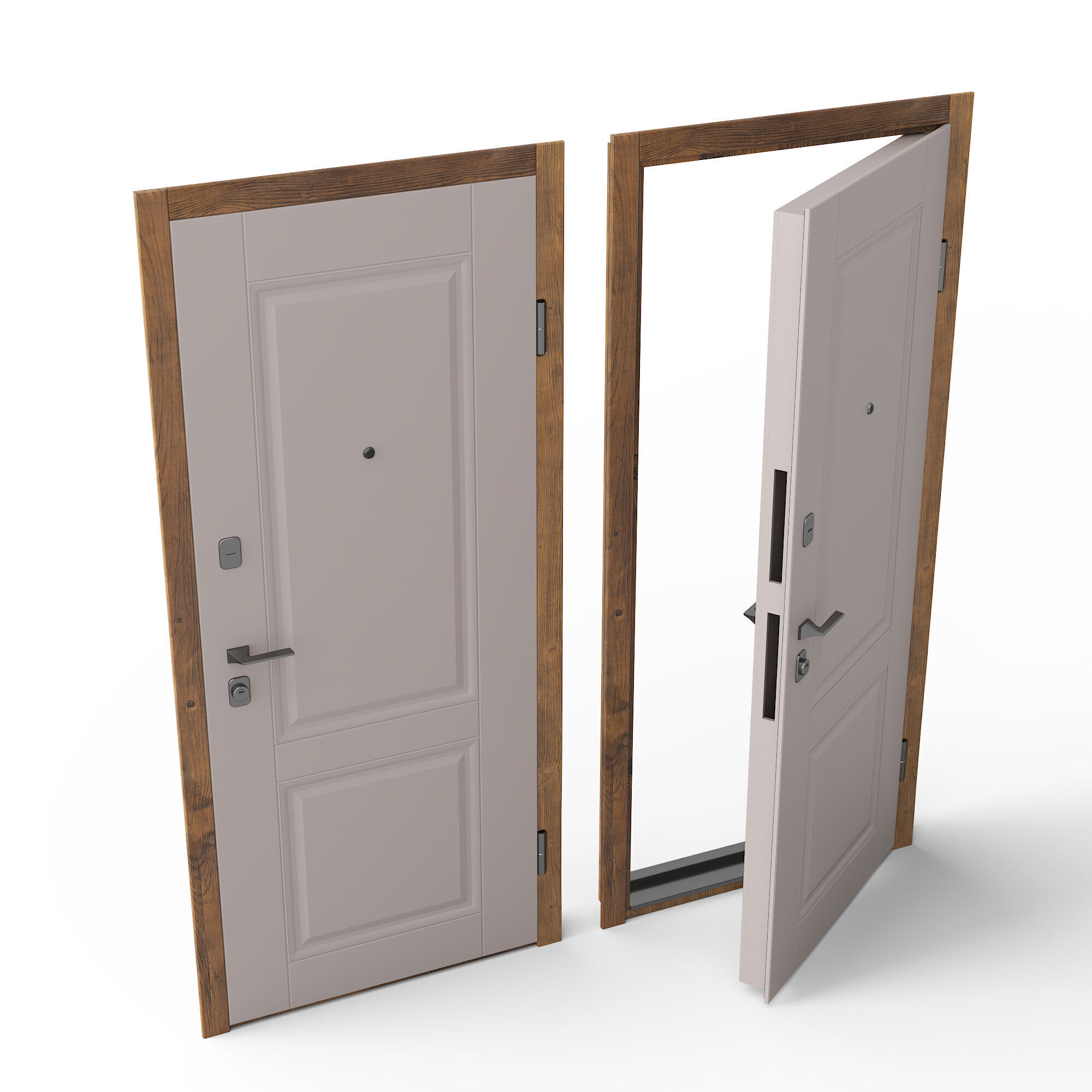Qinhoa Door 3D model_1