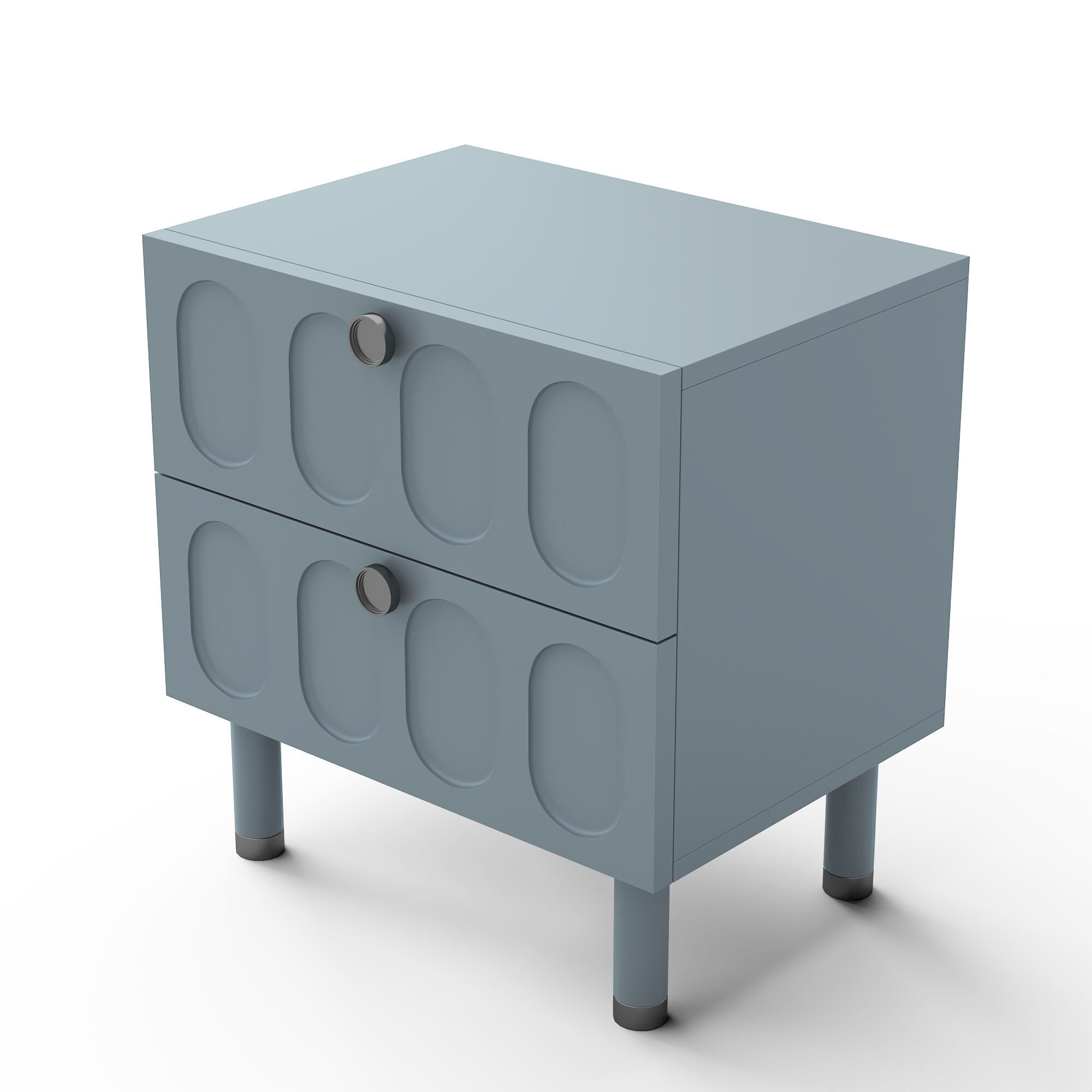 Qellaxe Bedside Table 3D model_1
