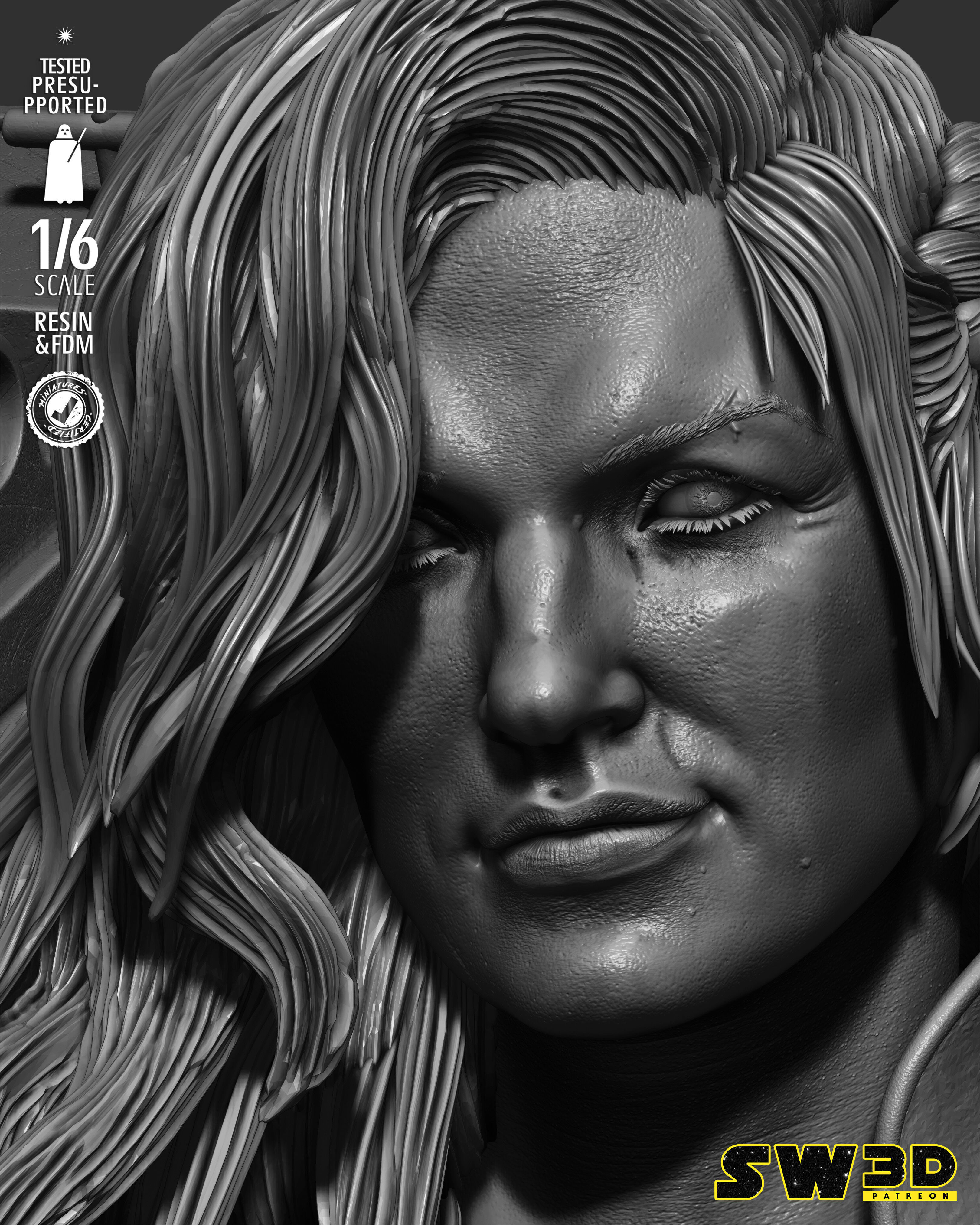 STAR WARS Care Dune Sculpture 3D print model_16