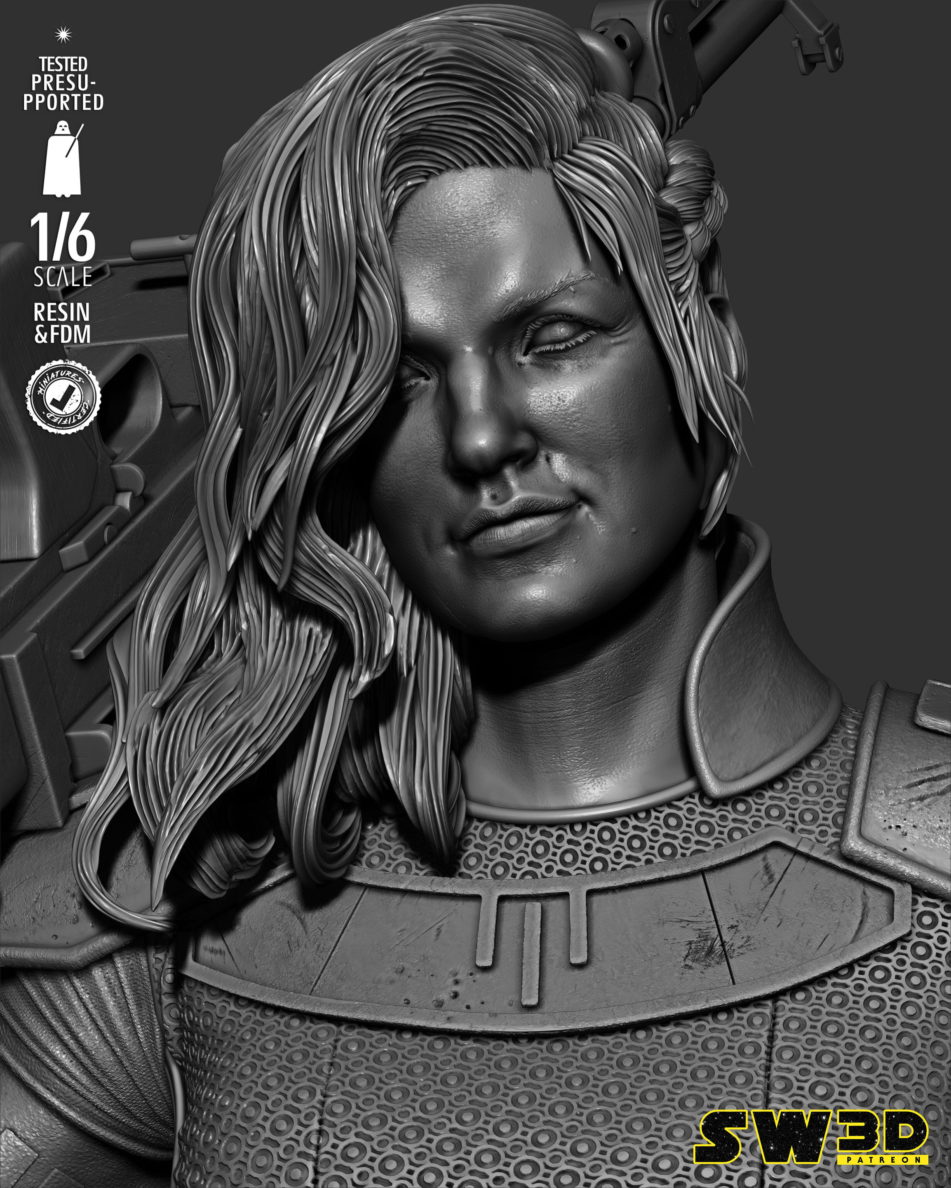 STAR WARS Care Dune Sculpture 3D print model_24