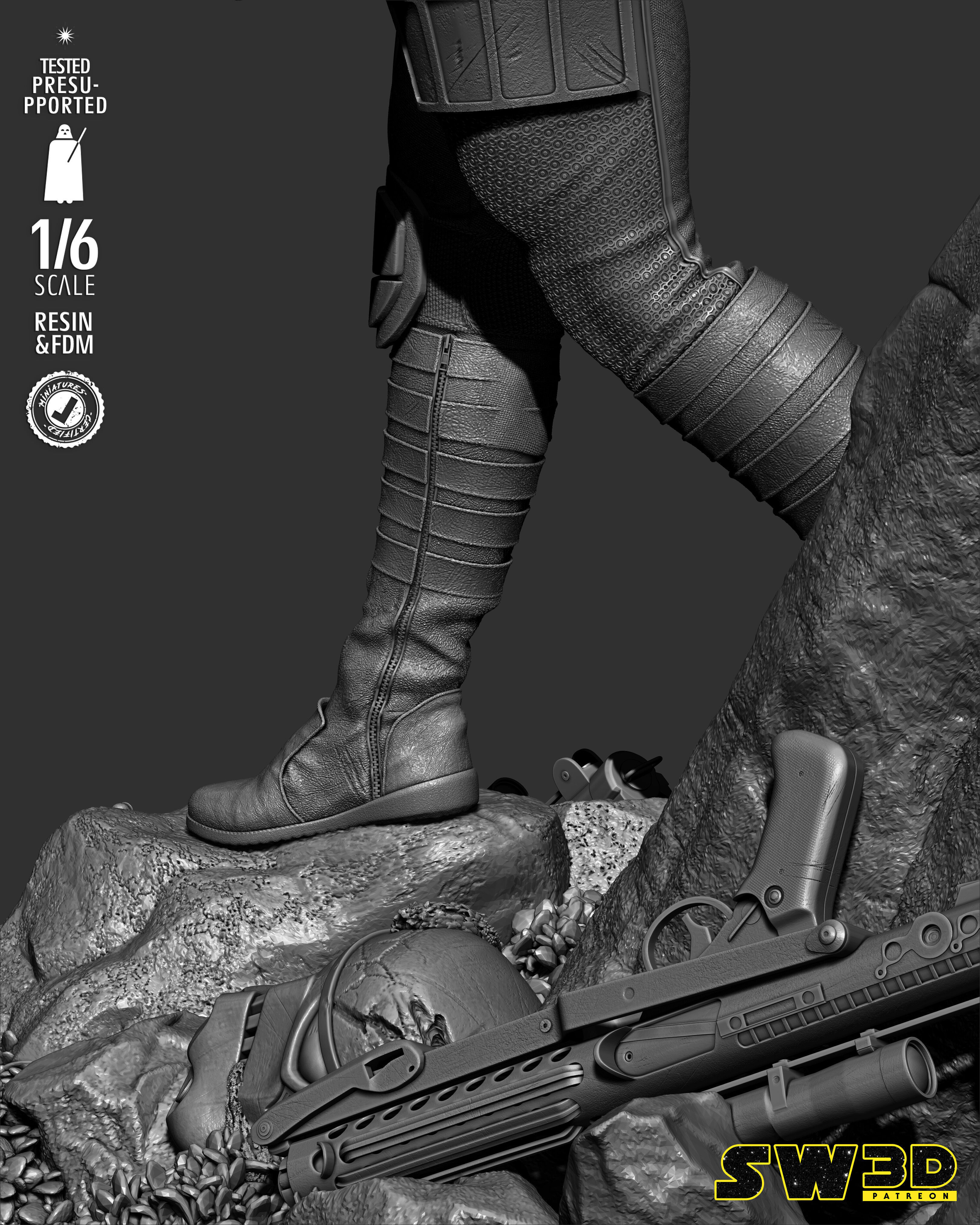 STAR WARS Care Dune Sculpture 3D print model_22