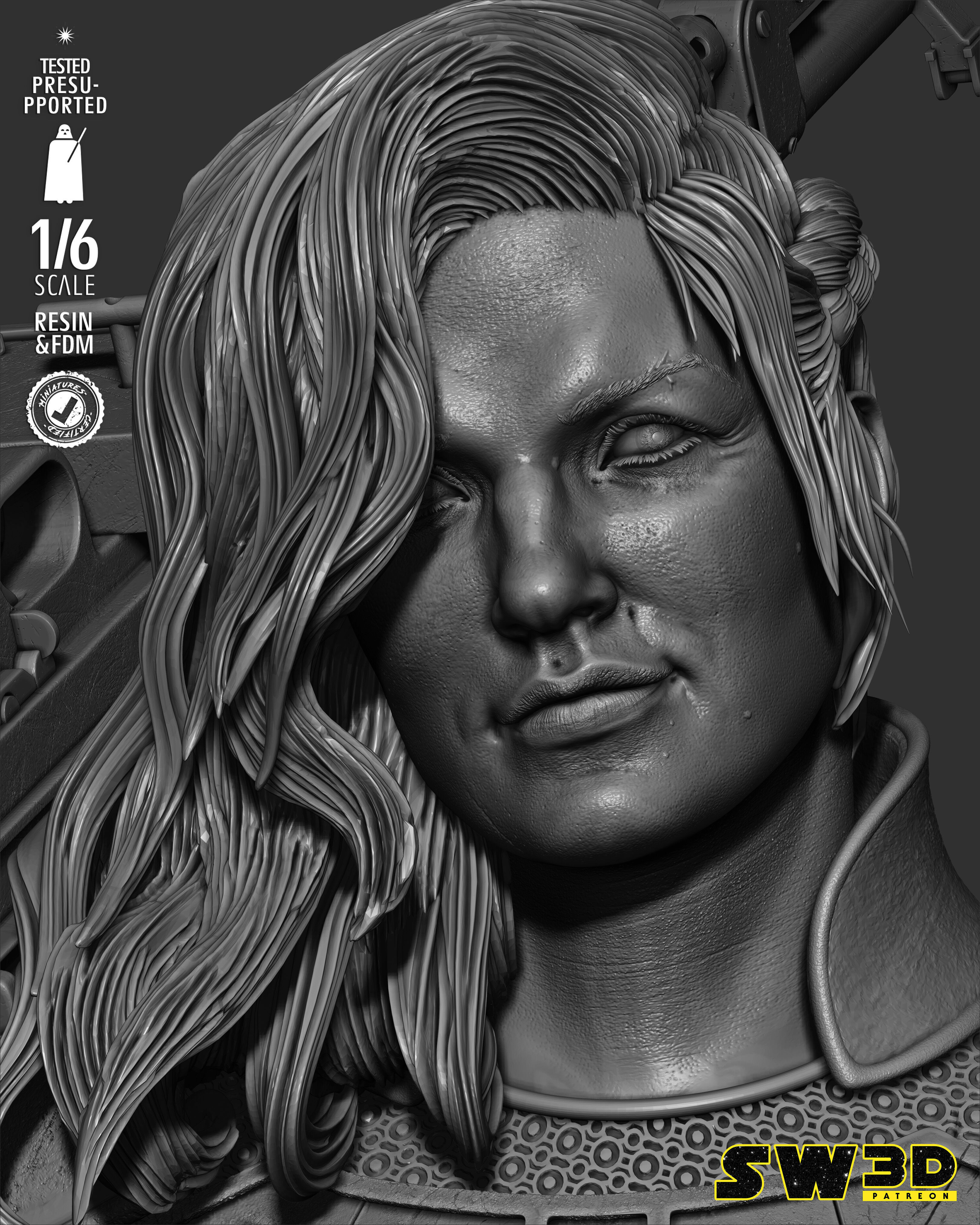 STAR WARS Care Dune Sculpture 3D print model_67