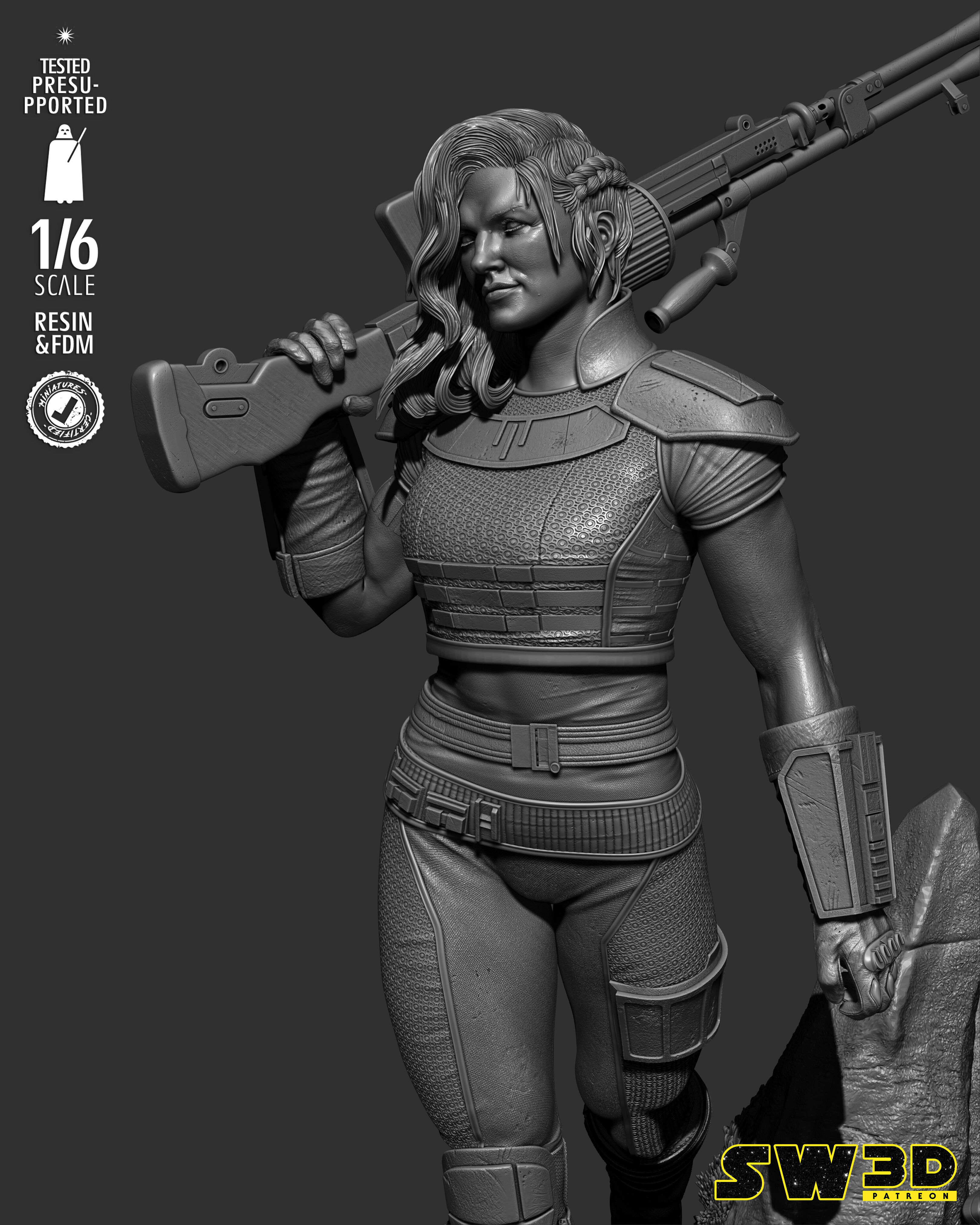 STAR WARS Care Dune Sculpture 3D print model_57