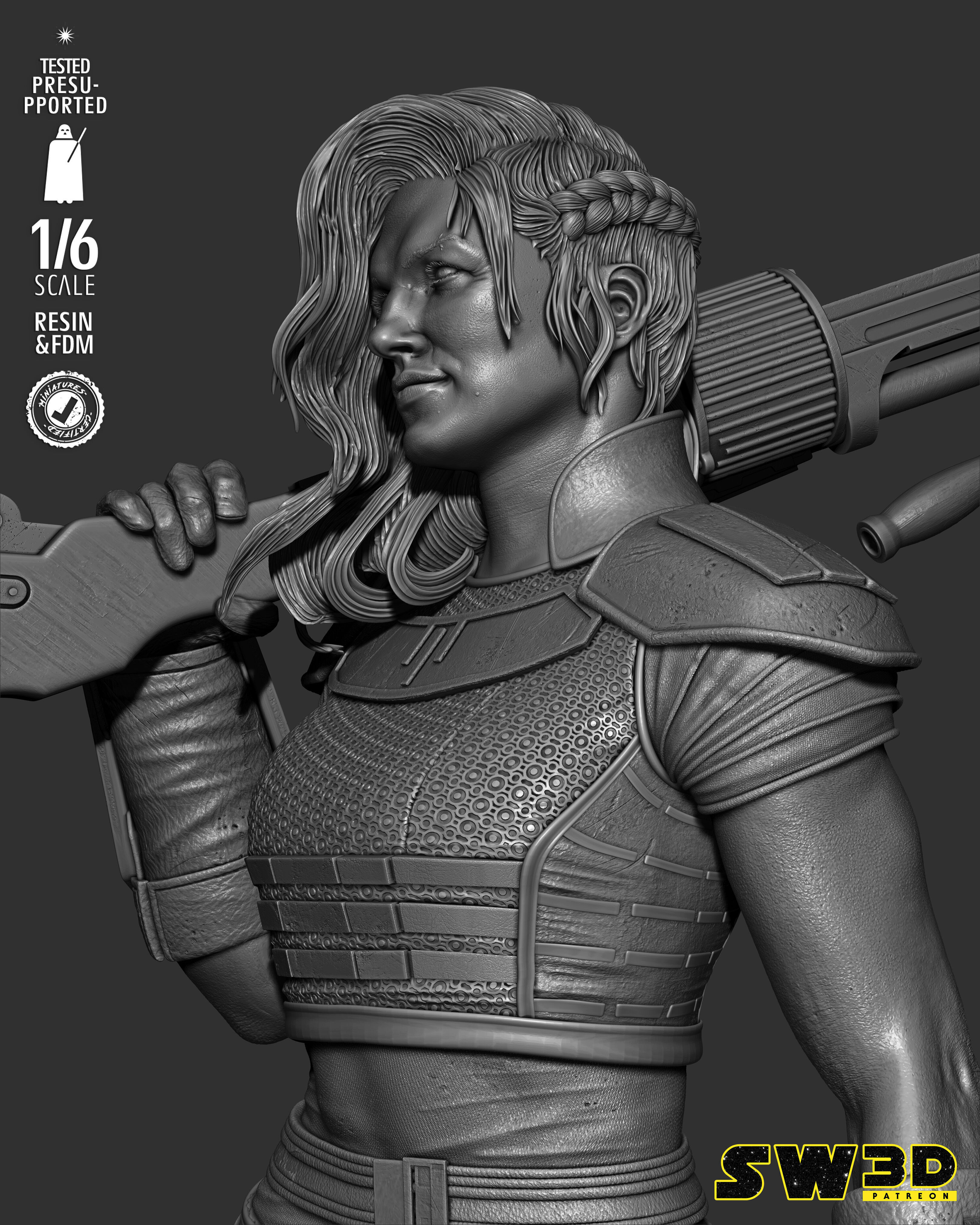 STAR WARS Care Dune Sculpture 3D print model_68