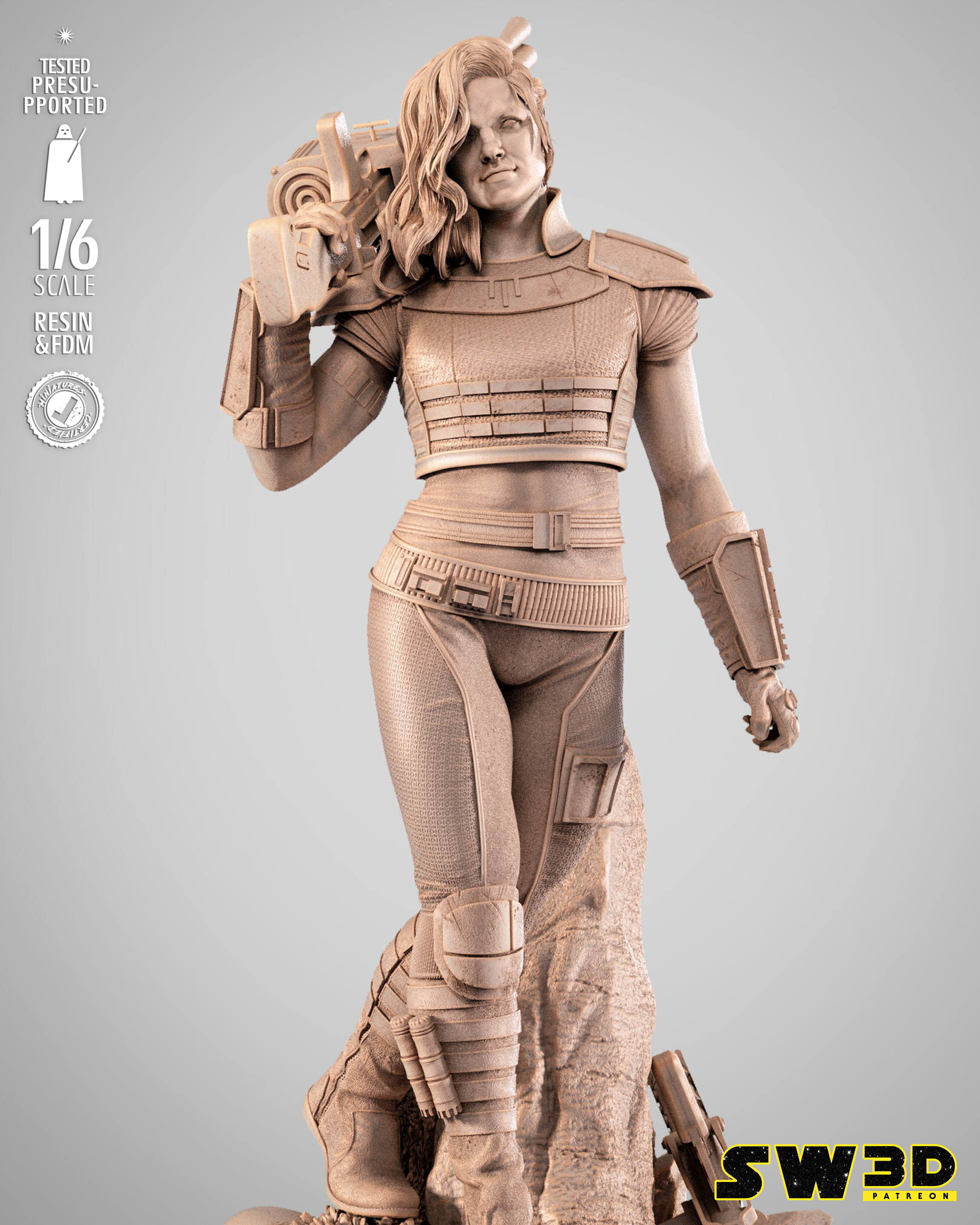 STAR WARS Care Dune Sculpture 3D print model_51