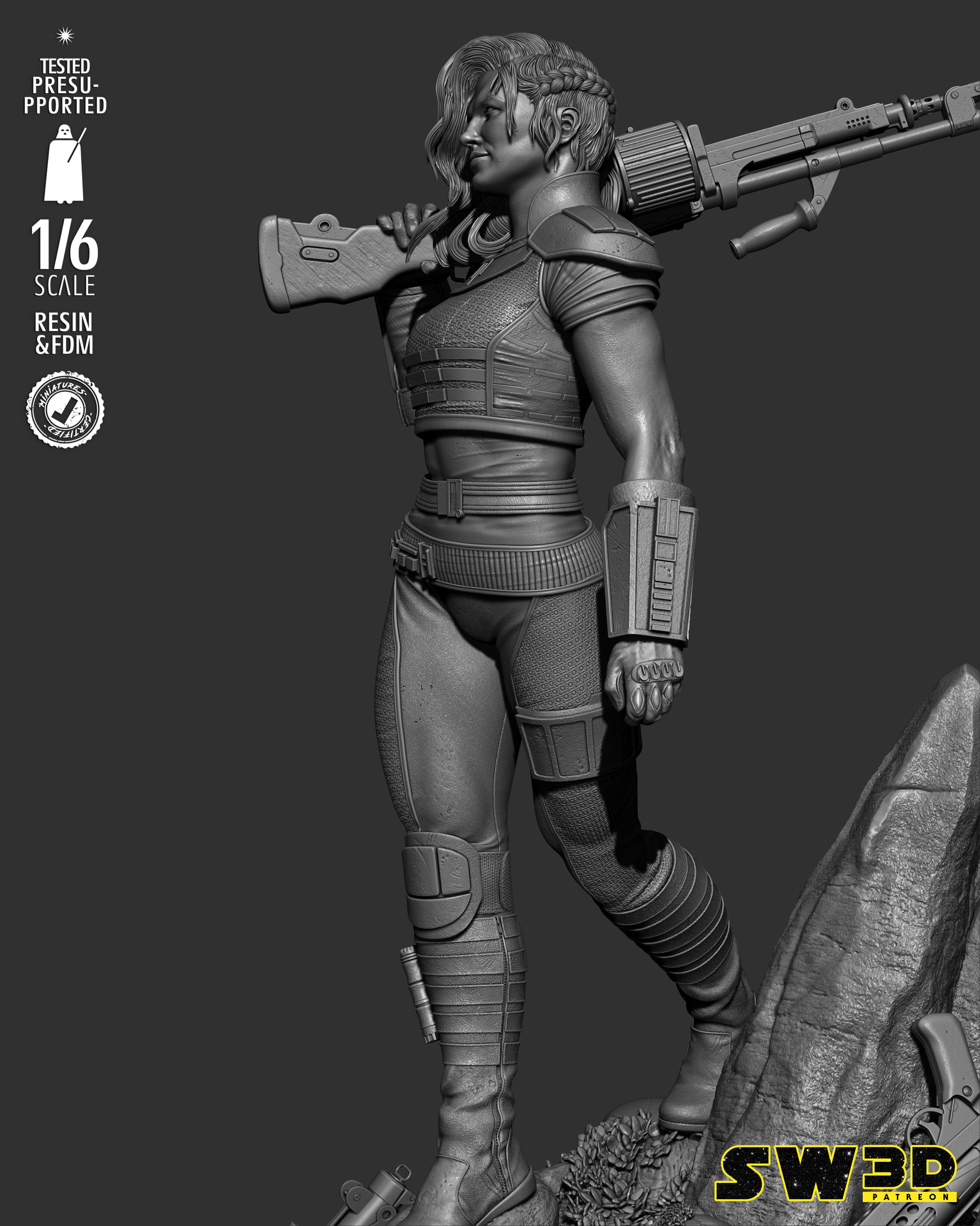 STAR WARS Care Dune Sculpture 3D print model_54