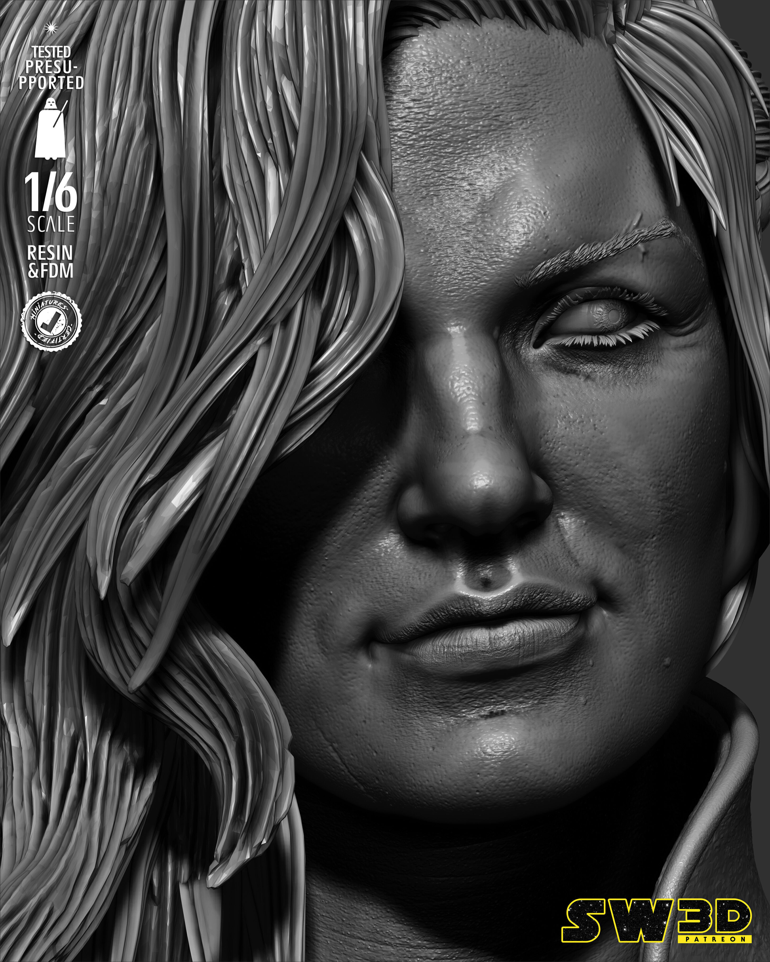 STAR WARS Care Dune Sculpture 3D print model_65