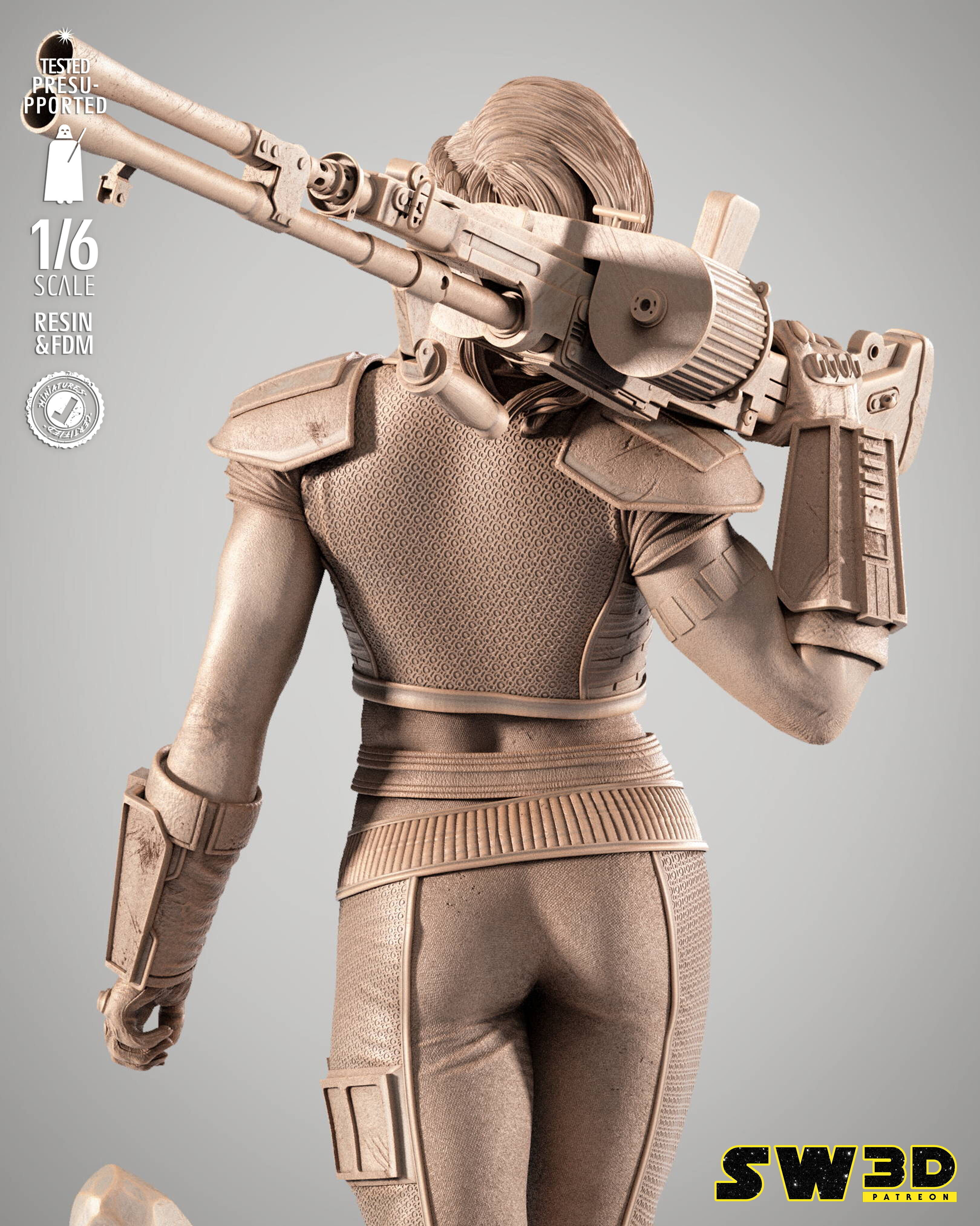 STAR WARS Care Dune Sculpture 3D print model_50