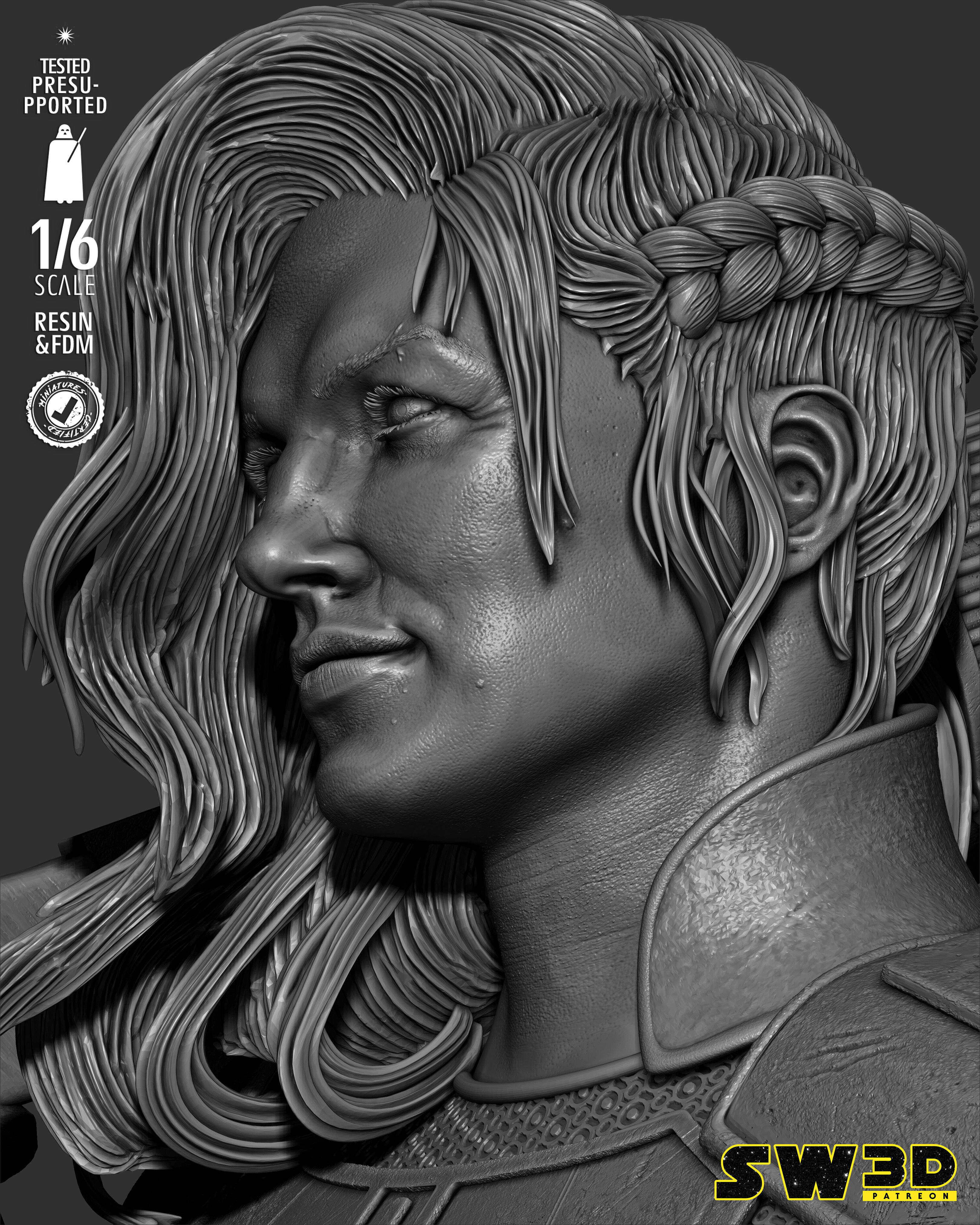 STAR WARS Care Dune Sculpture 3D print model_66