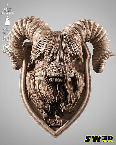 STAR WARS Bantha Wall  Free 3D model