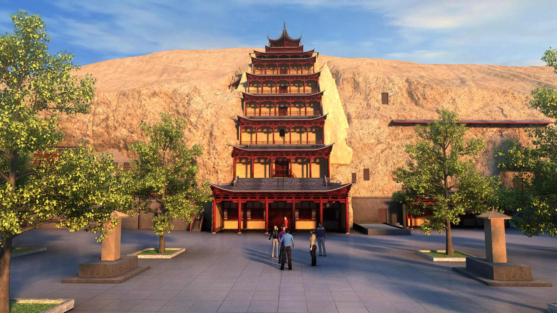 Dunhuang Mogao Caves 3D model