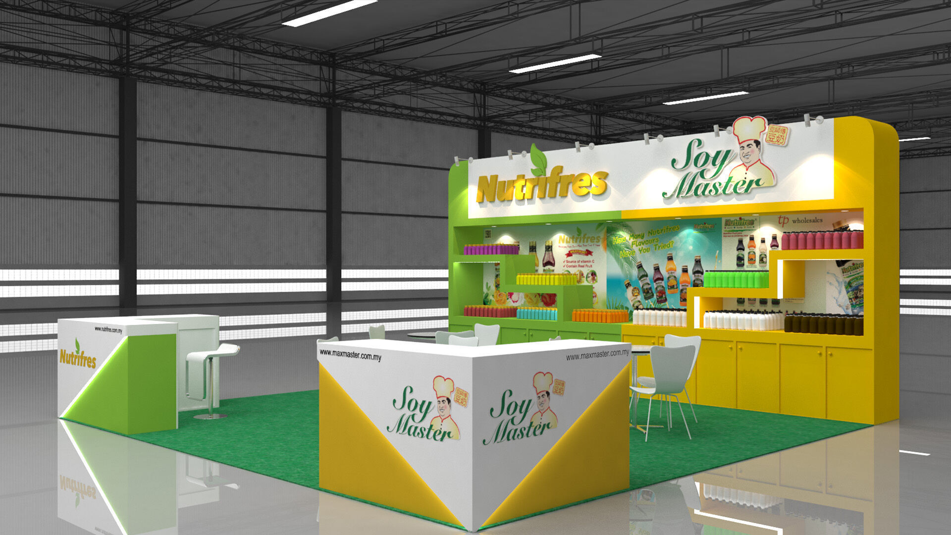 SOY MASTER BOOTH DESIGN 3D model_2