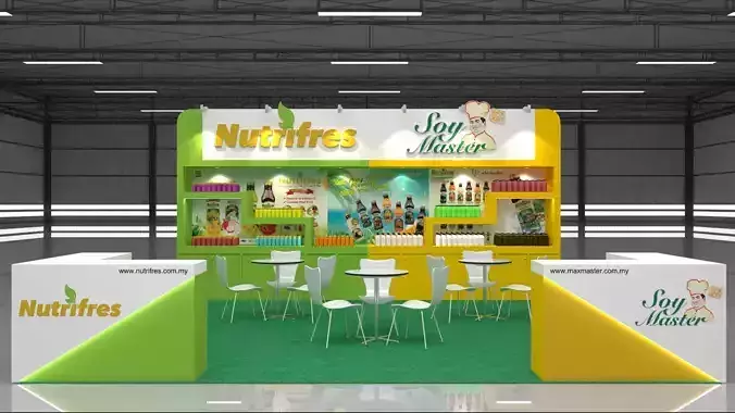 SOY MASTER BOOTH DESIGN 3D model