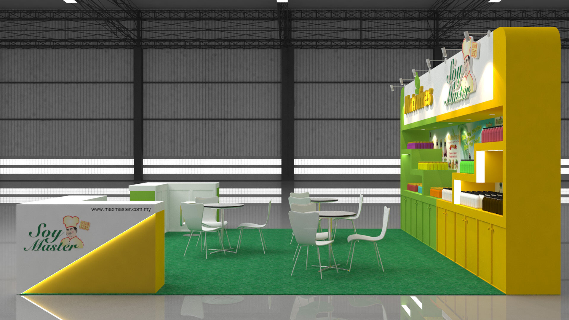 SOY MASTER BOOTH DESIGN 3D model_5