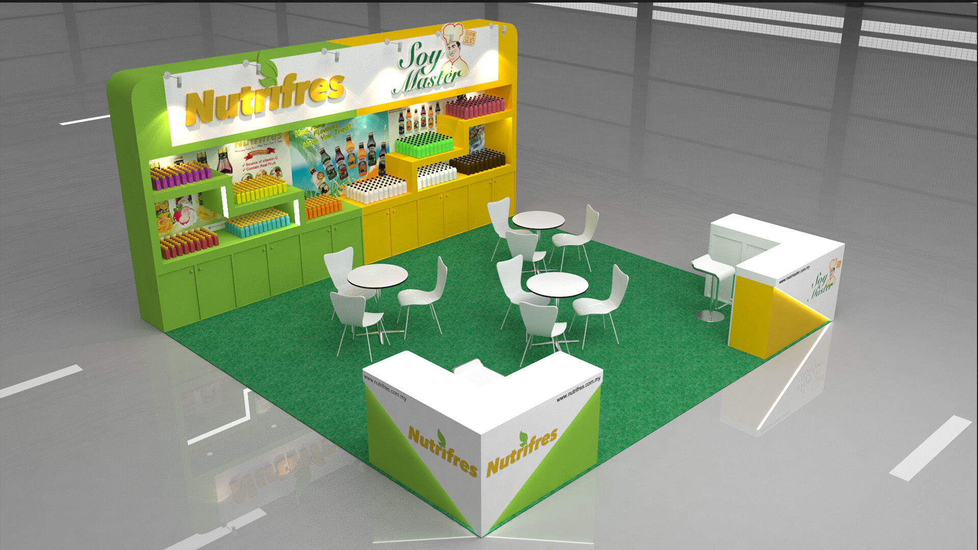 SOY MASTER BOOTH DESIGN 3D model_7