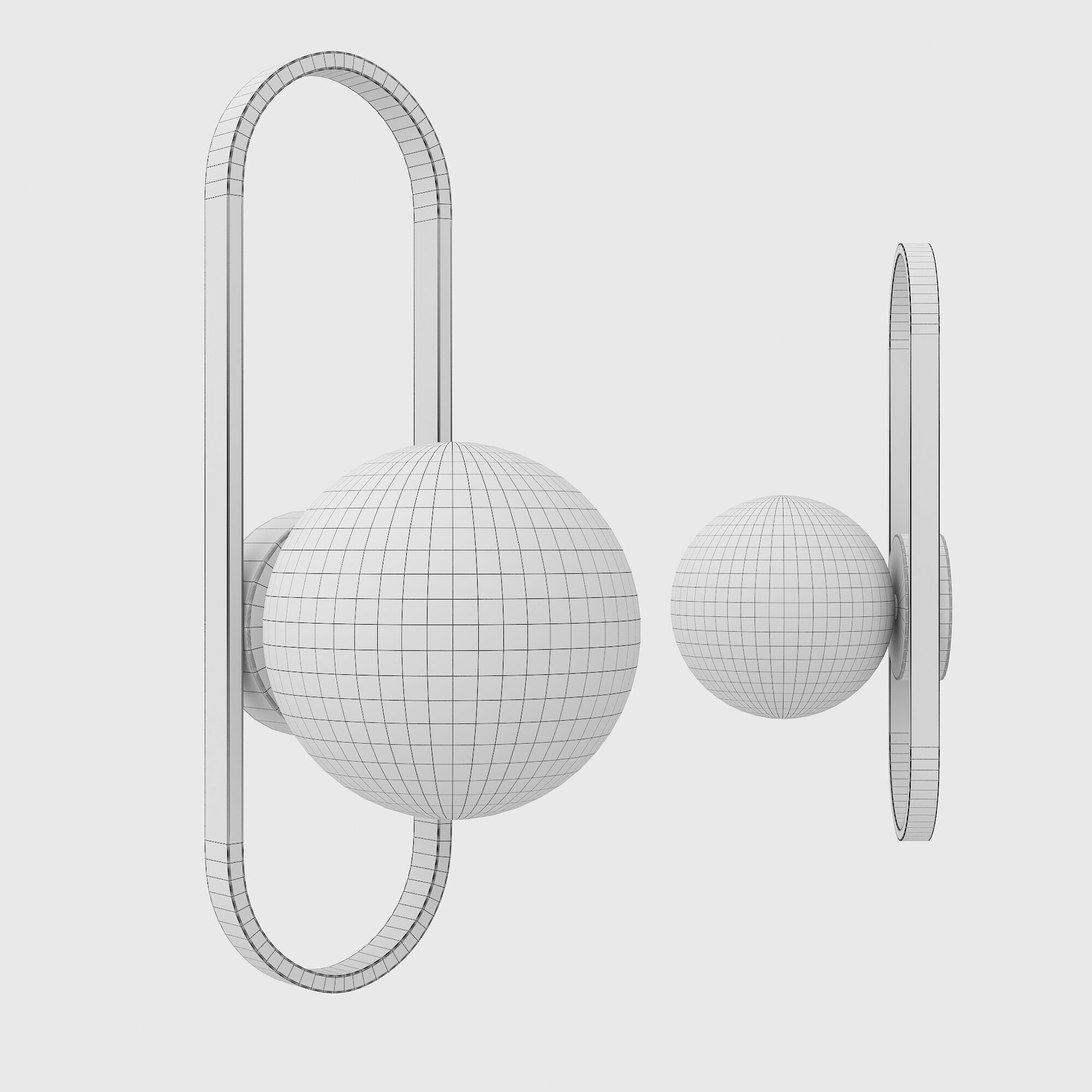 Opemily Wall Light 3D model_1