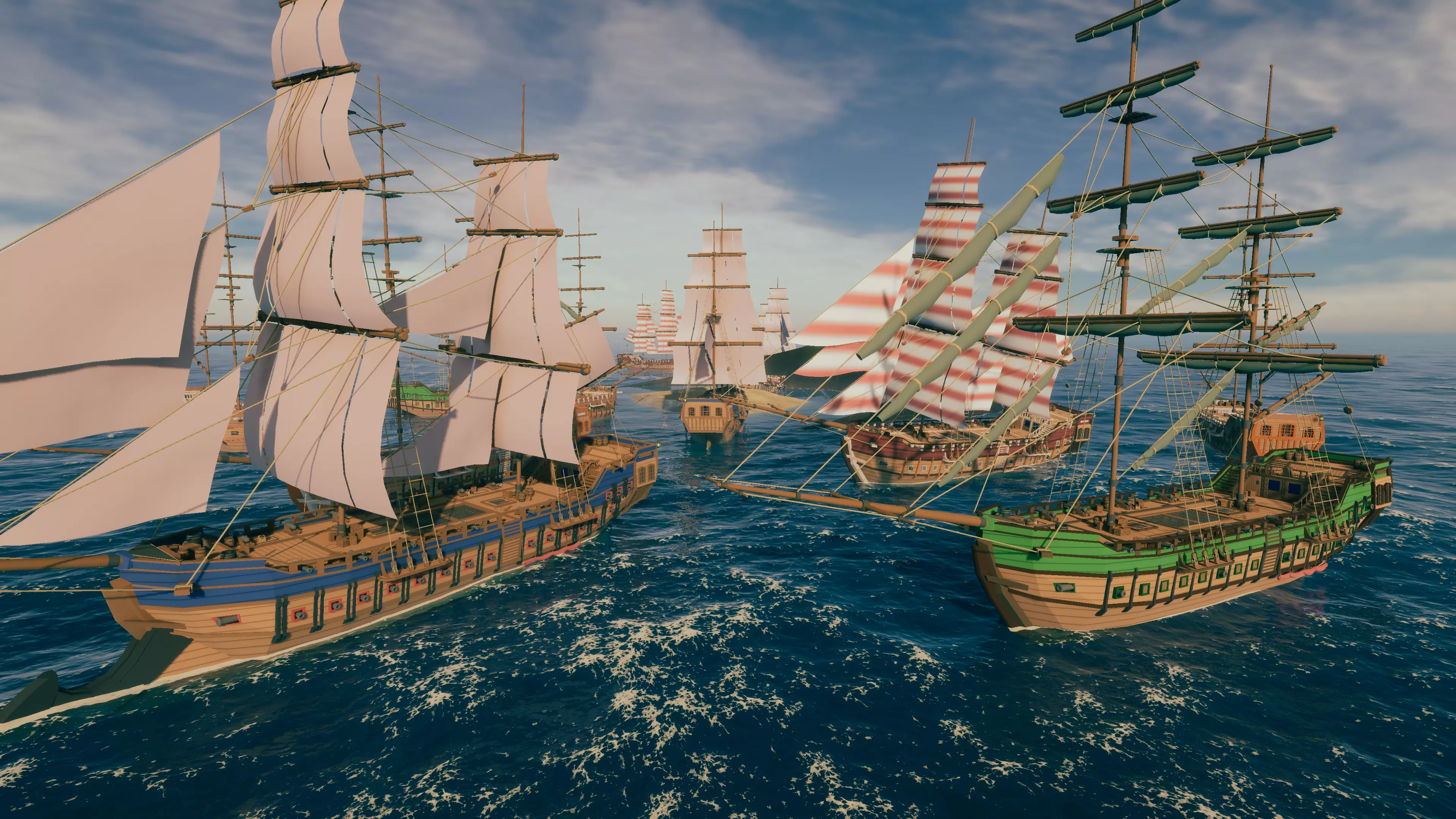 Stylized Pirate Ship - By Yorakeys Low-poly 3D model_0