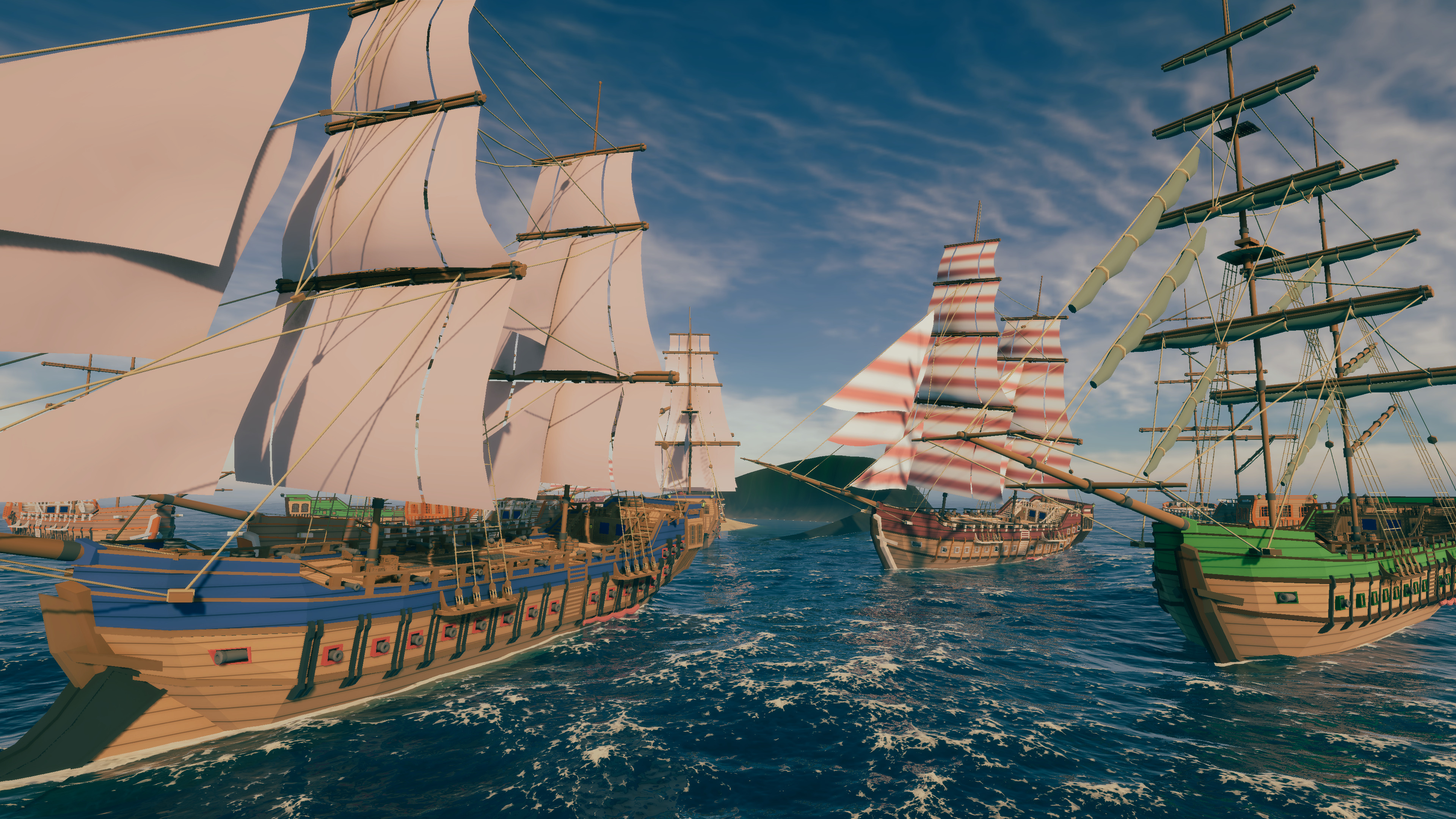 Stylized Pirate Ship - By Yorakeys Low-poly 3D model_2