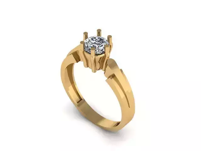 Solitaire ring for women