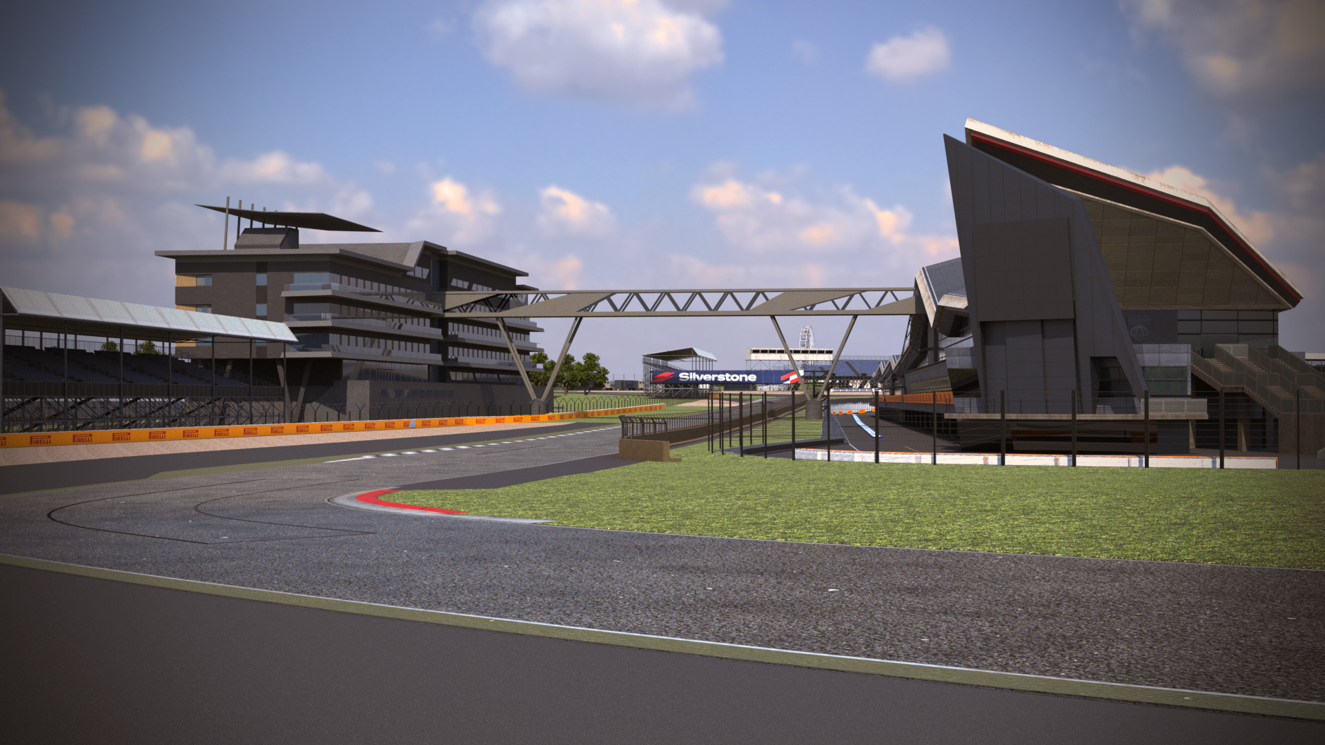 Silverstone Track Low-poly 3D model_2