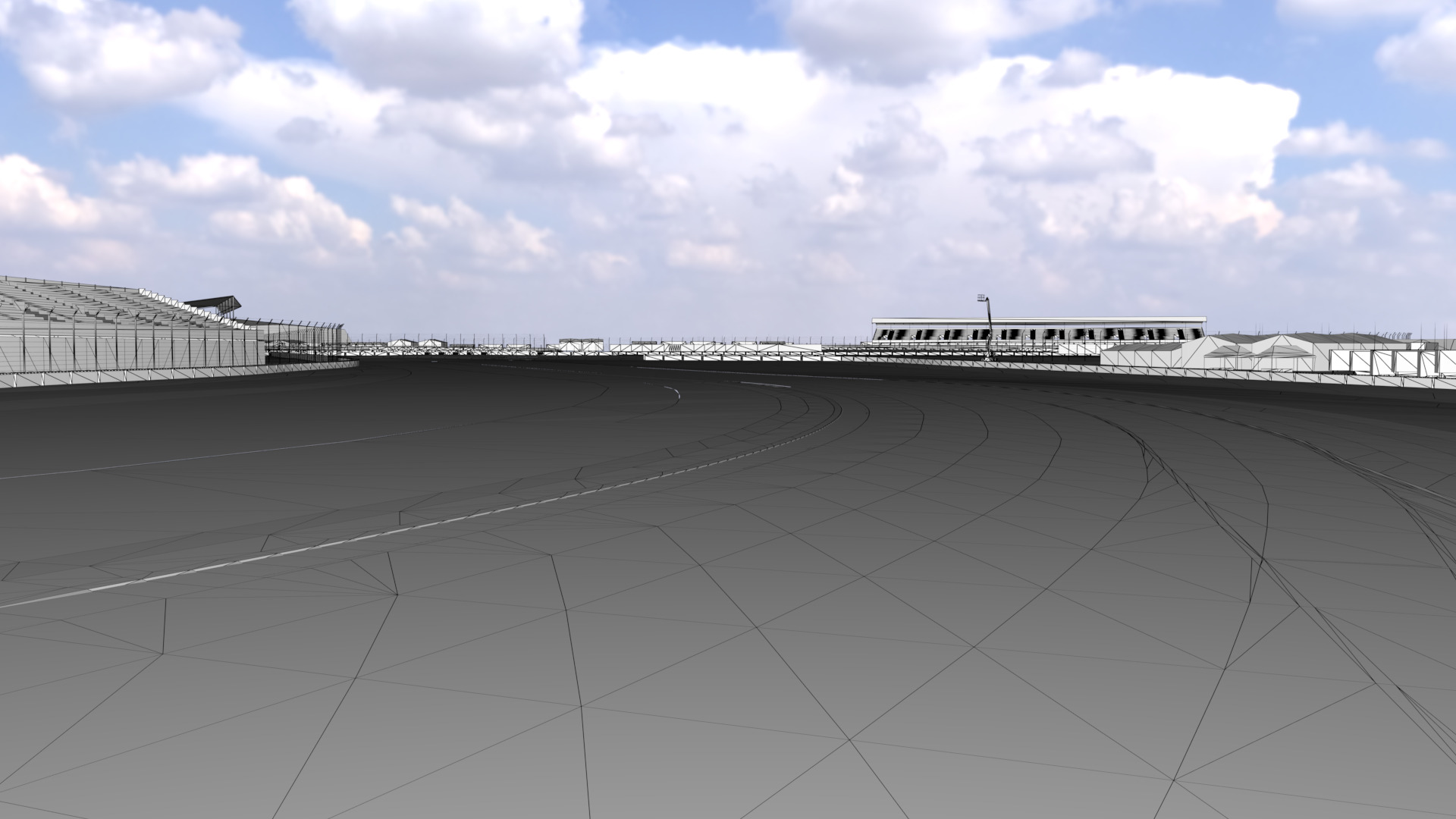 Silverstone Track Low-poly 3D model_20
