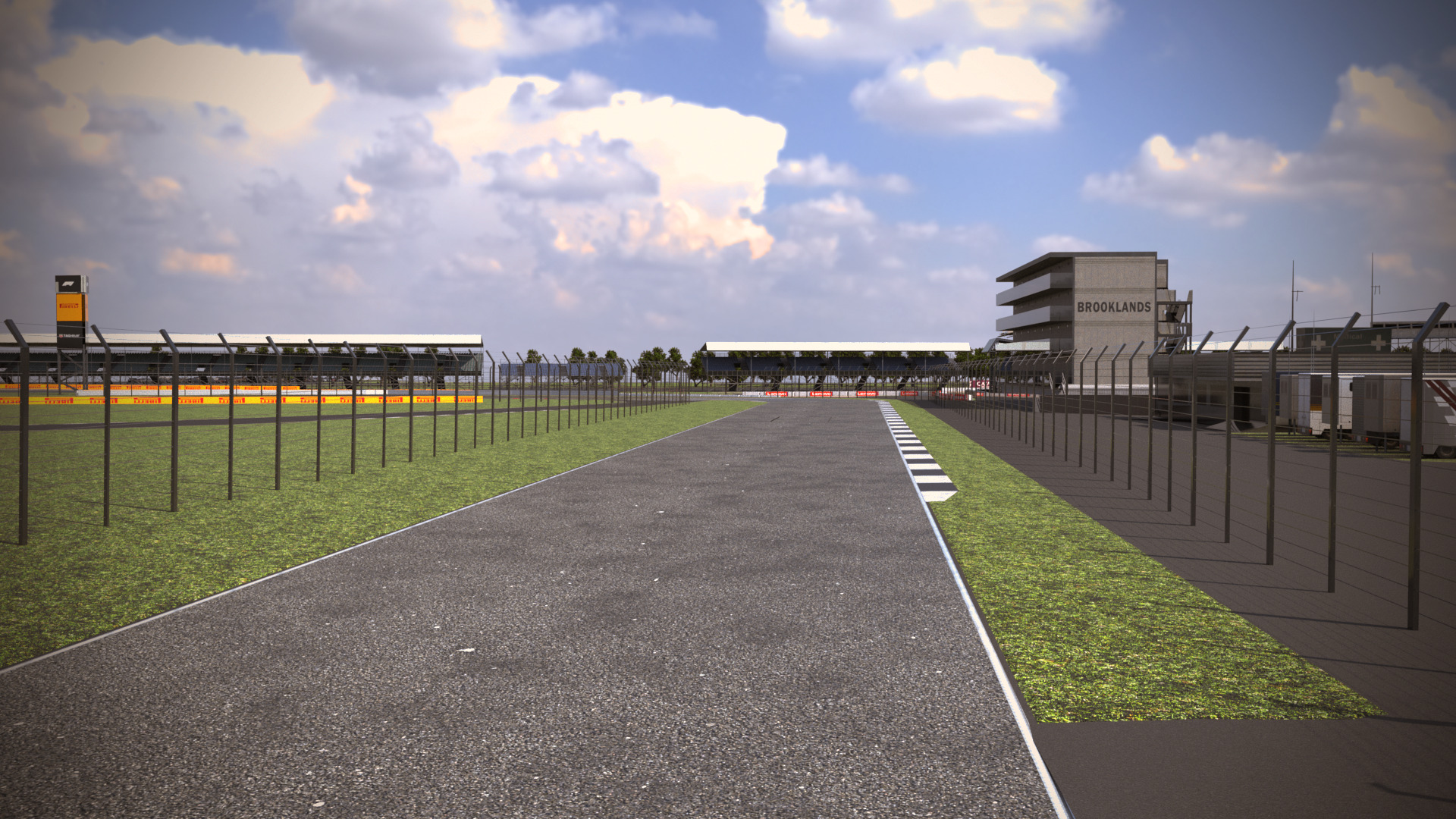 Silverstone Track Low-poly 3D model_5