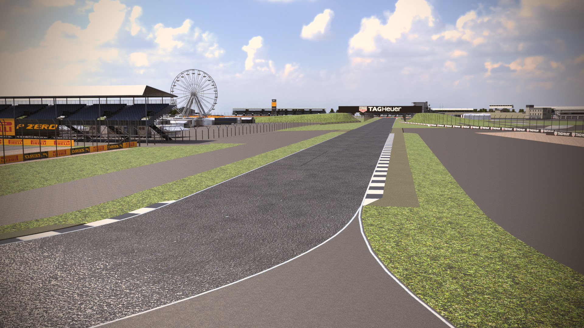 Silverstone Track Low-poly 3D model_4