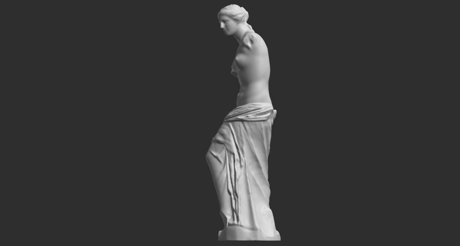Aphrodite of Melos 3D print model_3