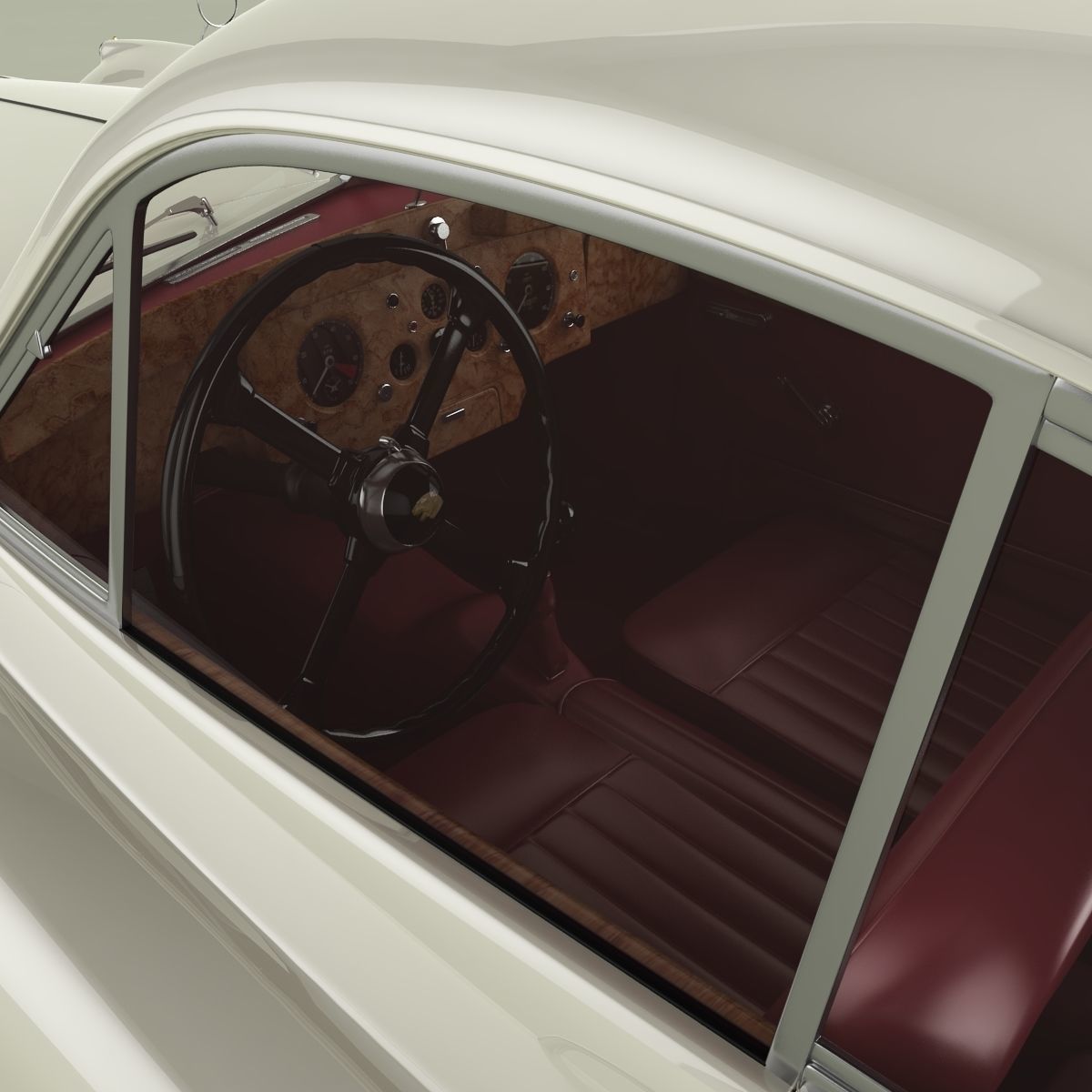 Jaguar XK140 Fixed Head Coupe 3D model_8