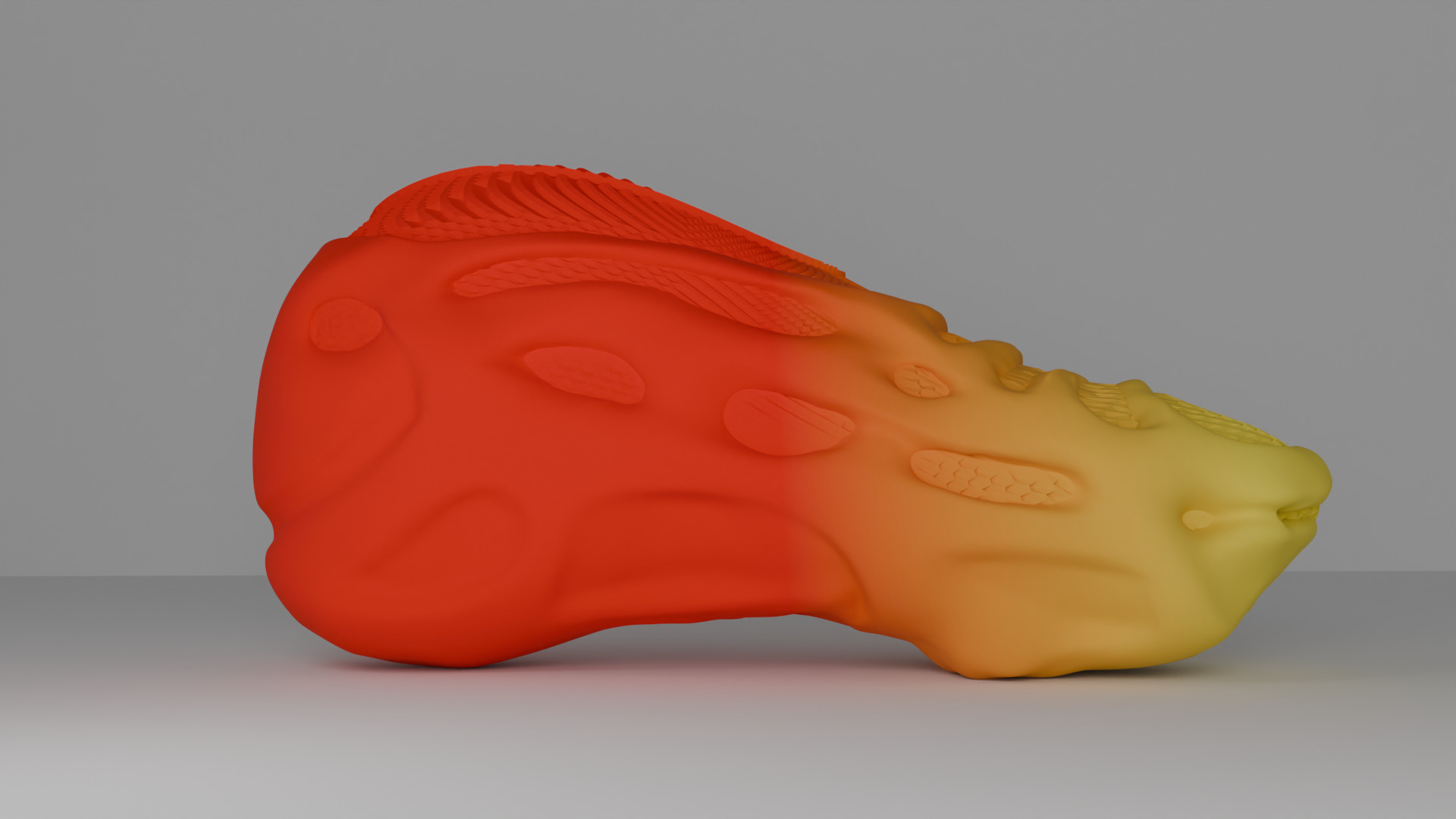 Futuristic Sneaker 3D Model for Product Design and 3D Printing 3D print model_9