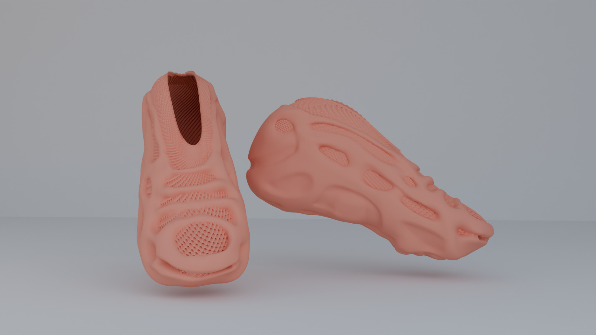 Futuristic Sneaker 3D Model for Product Design and 3D Printing 3D print model_1