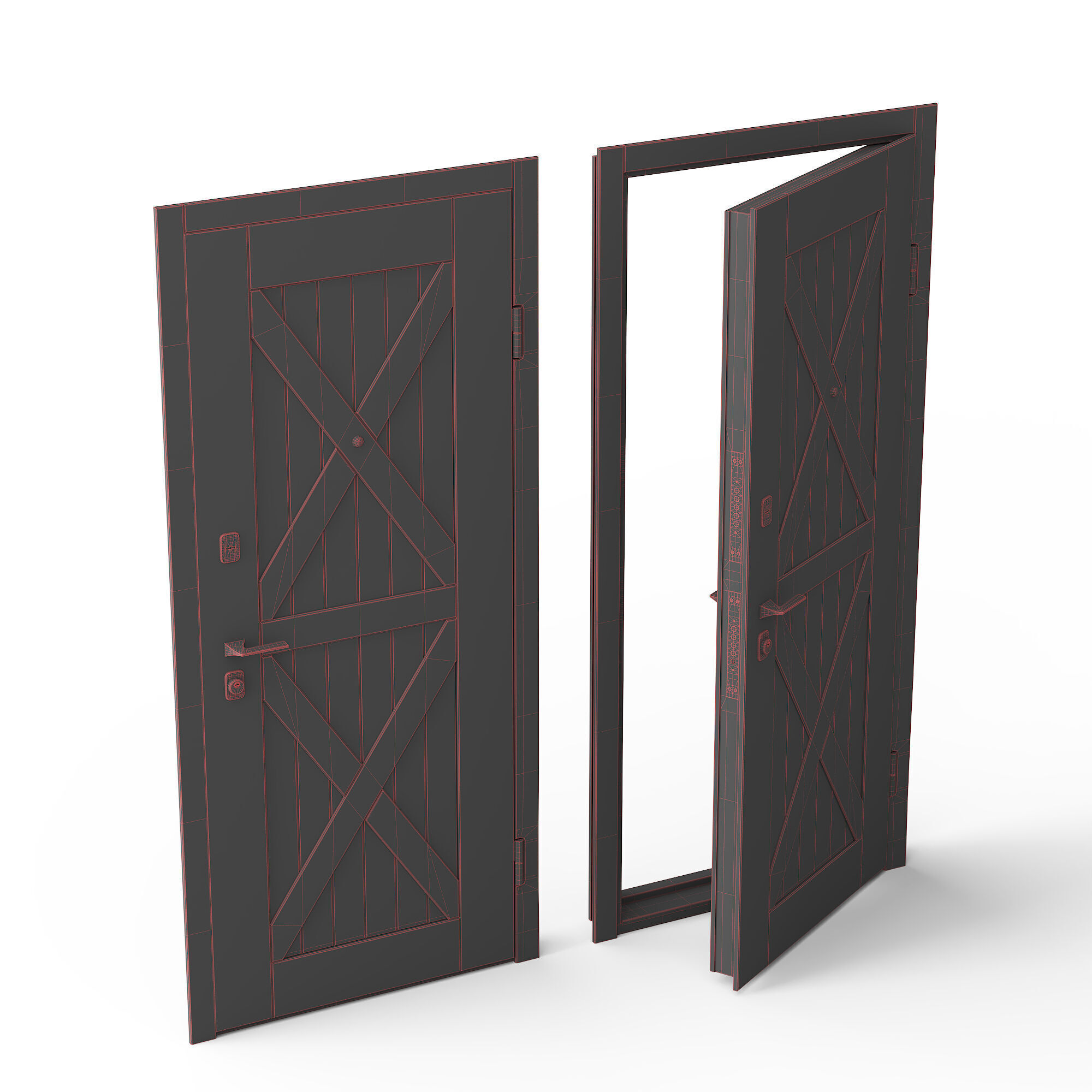 Moleil Door 3D model_2