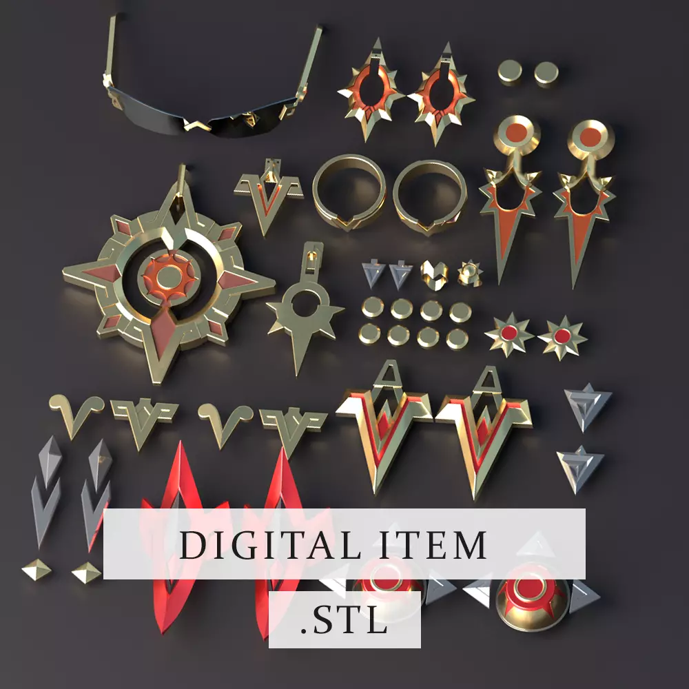 Genshin Impact - Mavuika Pack 3d stl file 3D model_0