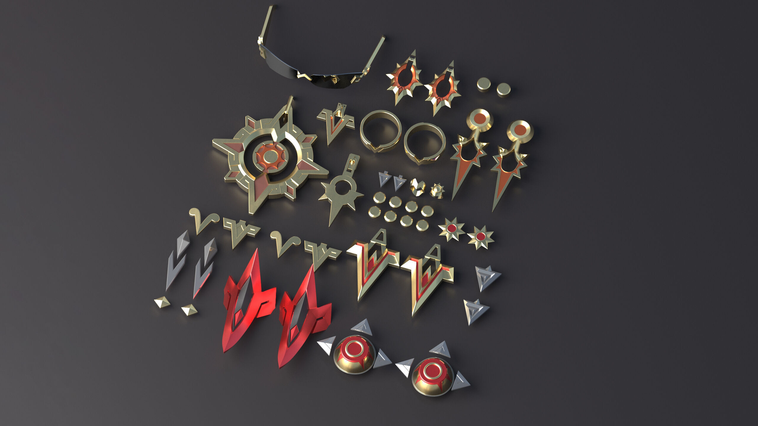 Genshin Impact - Mavuika Pack 3d stl file 3D model_1