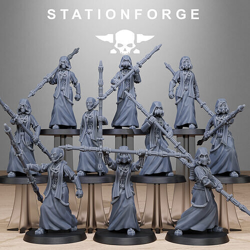 Scavenger Sister Priests 3D print model