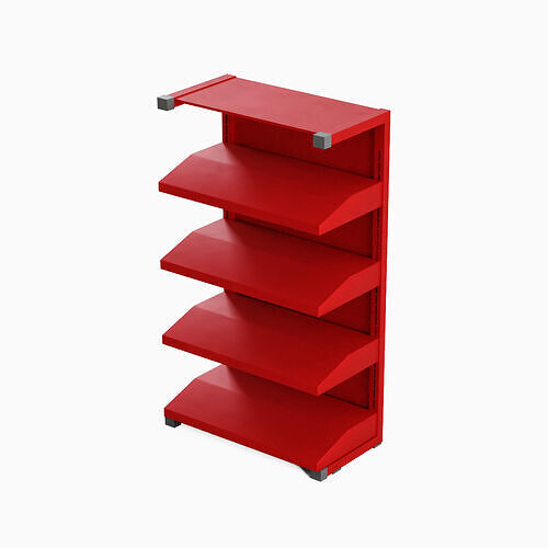 Medical Shelf 04 Low-poly 3D model