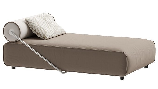 Pianca Levante Out Garden Chaise Longue 3D model