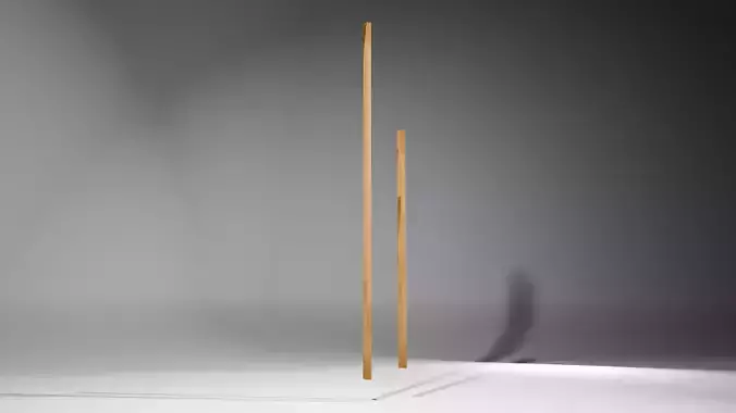 Construction Lumber  Realistic 3D Model