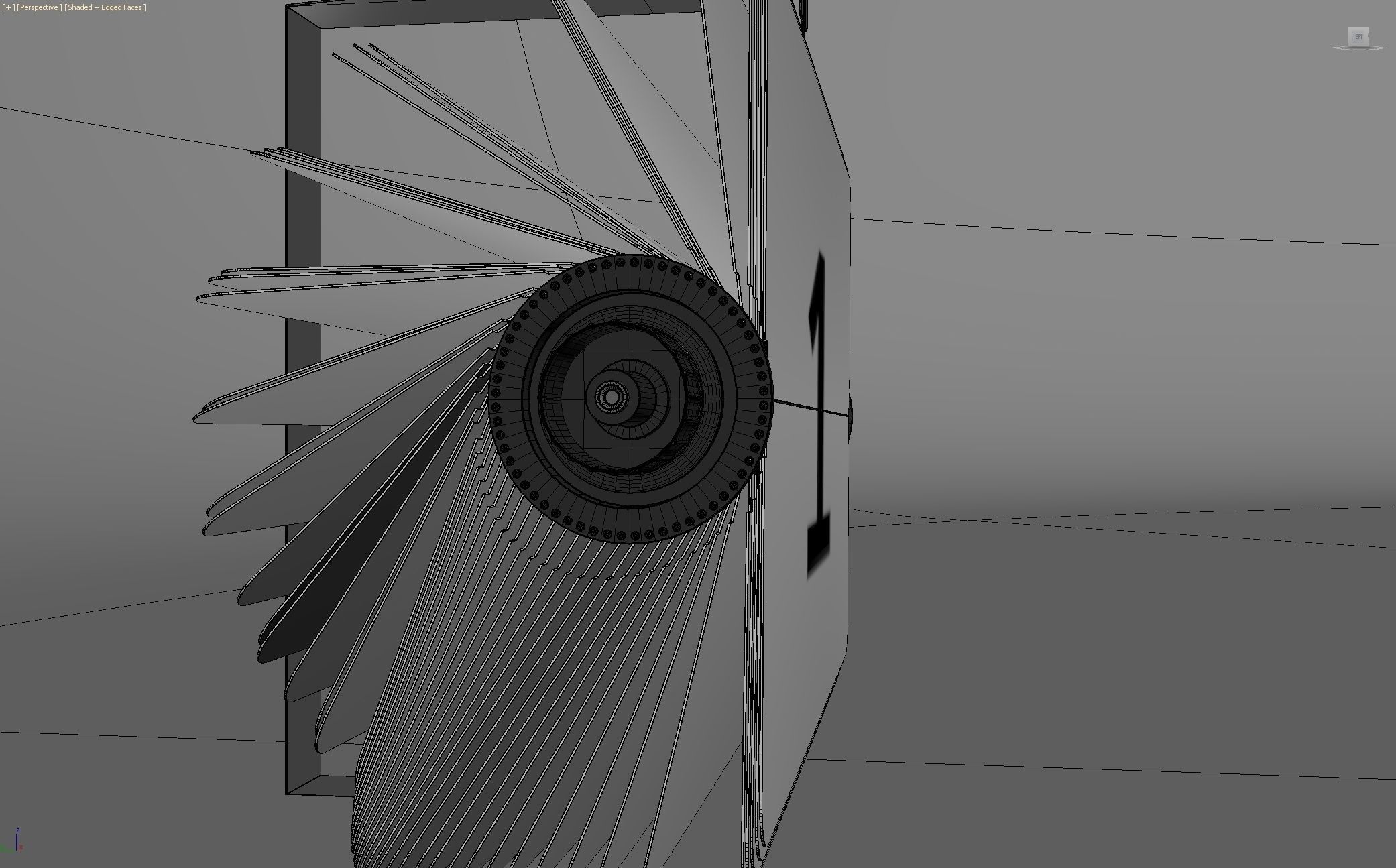 Animated Flip Clock  3D model_3