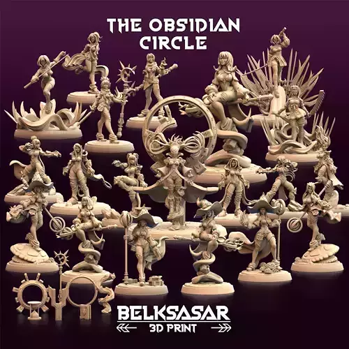 The Obsidian Circle - Crusader 3D print model